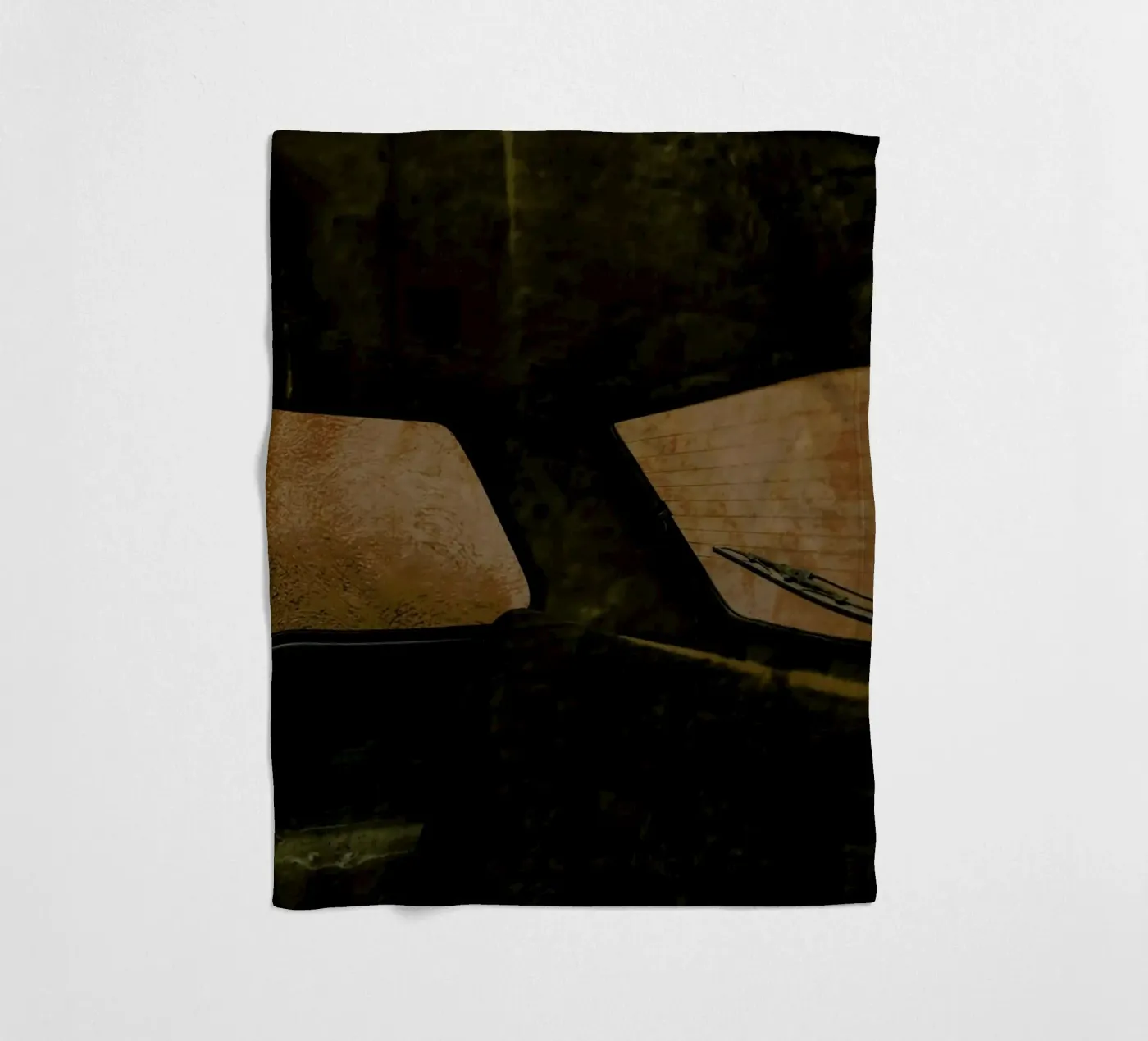 Panda Fleecedecke von Chris Abatzis