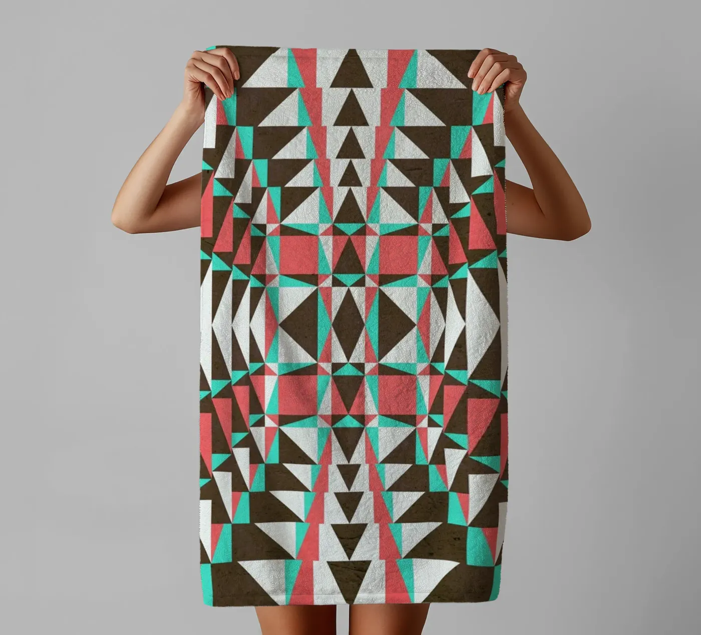 Newermind towel by Abstract Joy