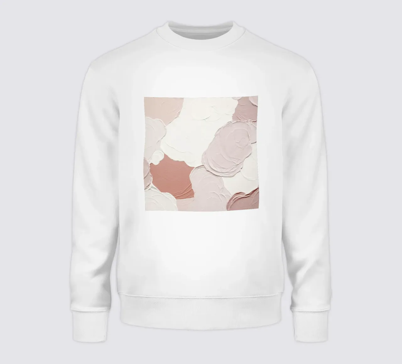 Cloudy Pink Abstract felpa da Ingrid Beddoes