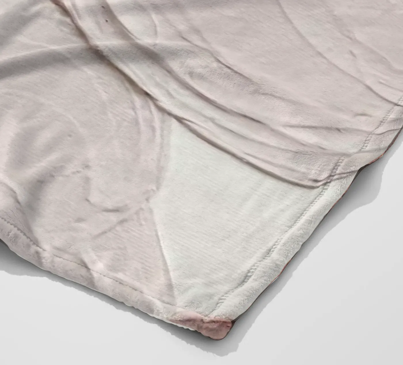 Cloudy Pink Abstract Fleecedecke von Ingrid Beddoes
