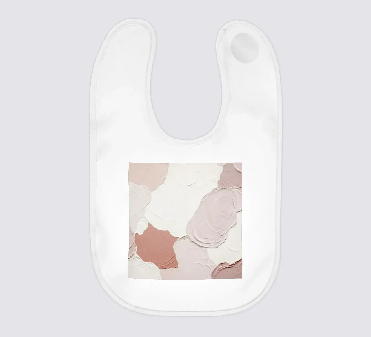 Cloudy Pink Abstract bavaglino da Ingrid Beddoes