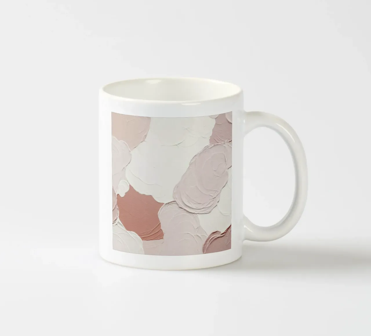 Cloudy Pink Abstract tazza in ceramica da Ingrid Beddoes