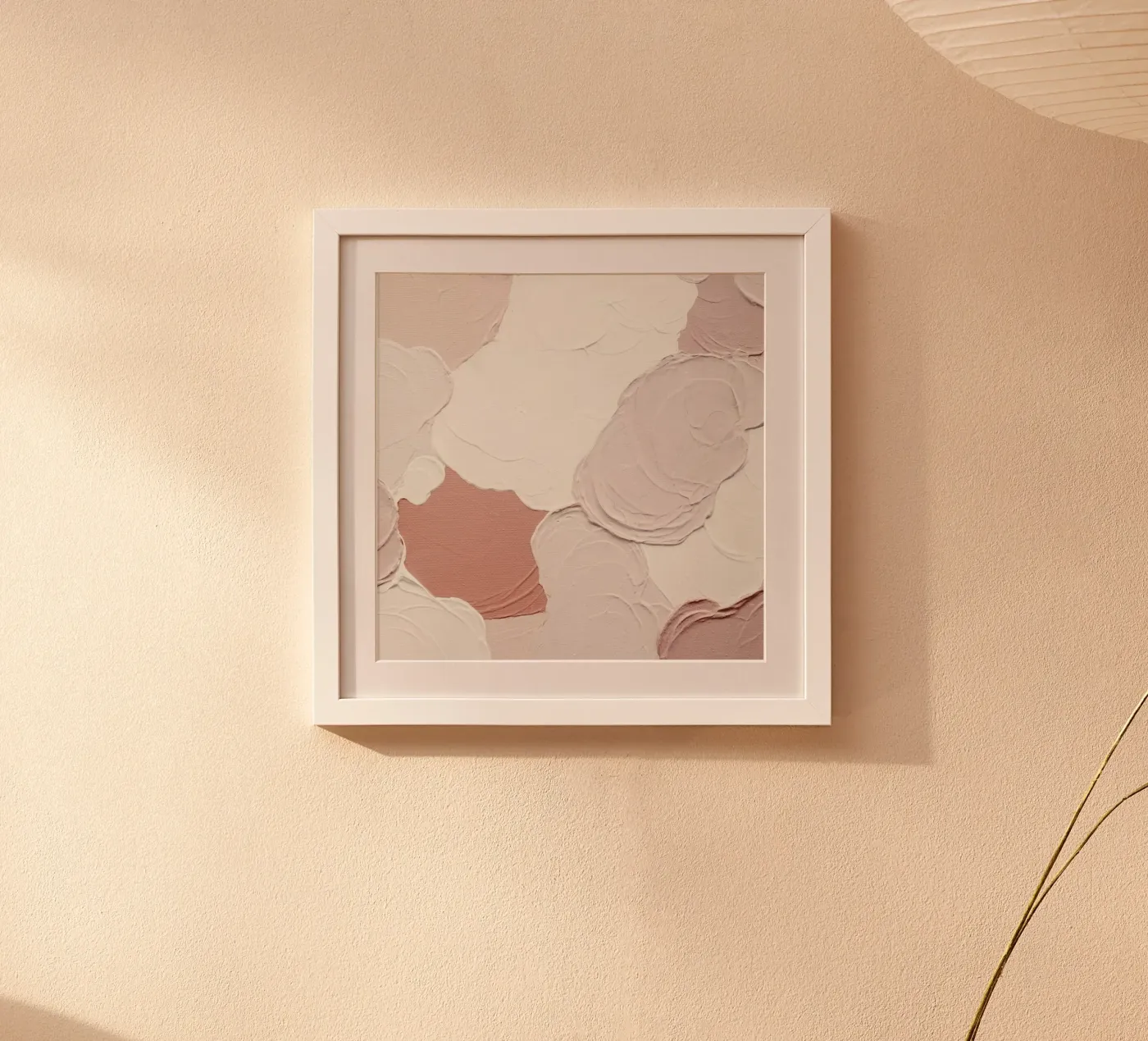 Cloudy Pink Abstract poster by Ingrid Beddoes