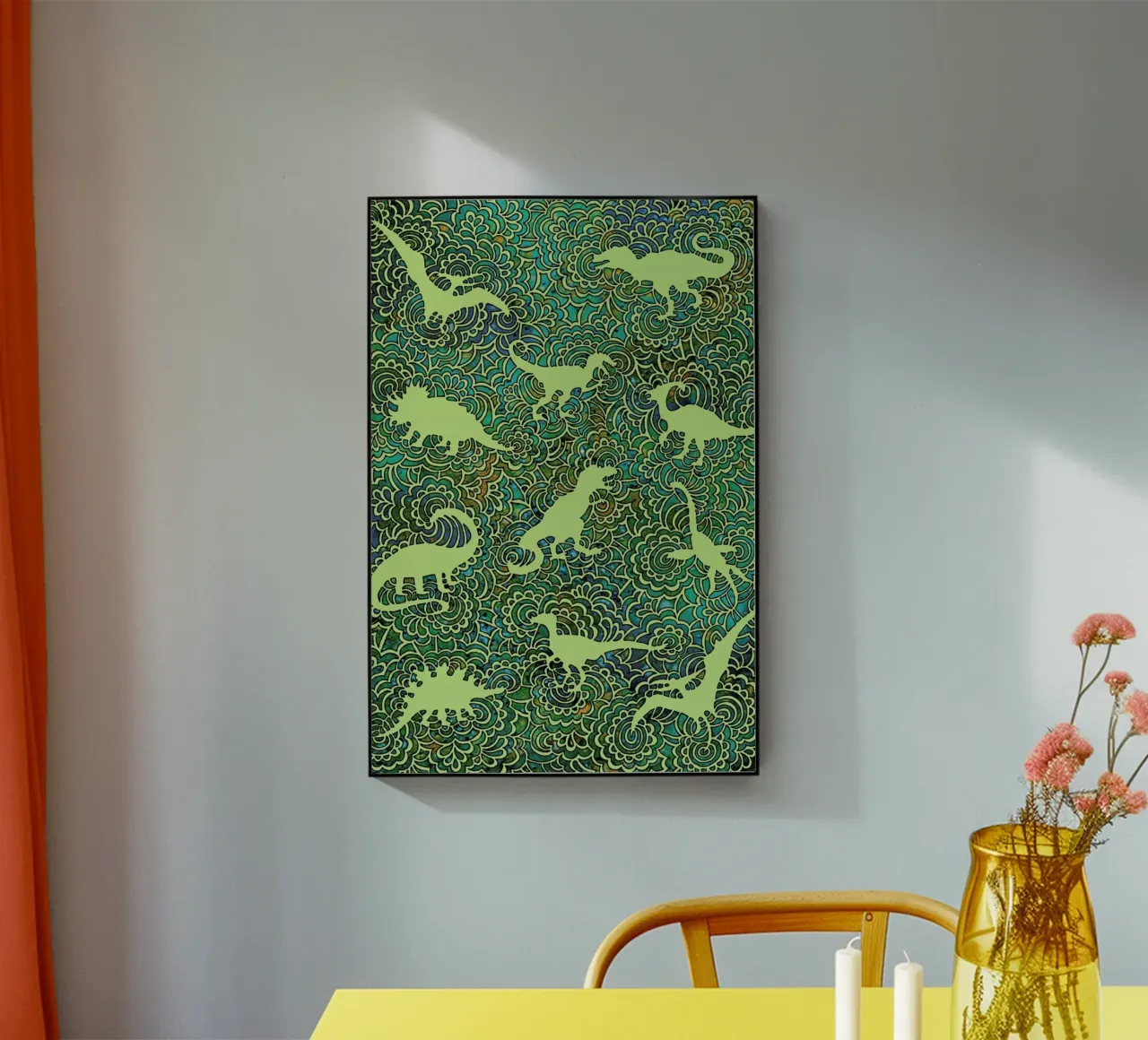 Green Dinos plexiglass da KP Design