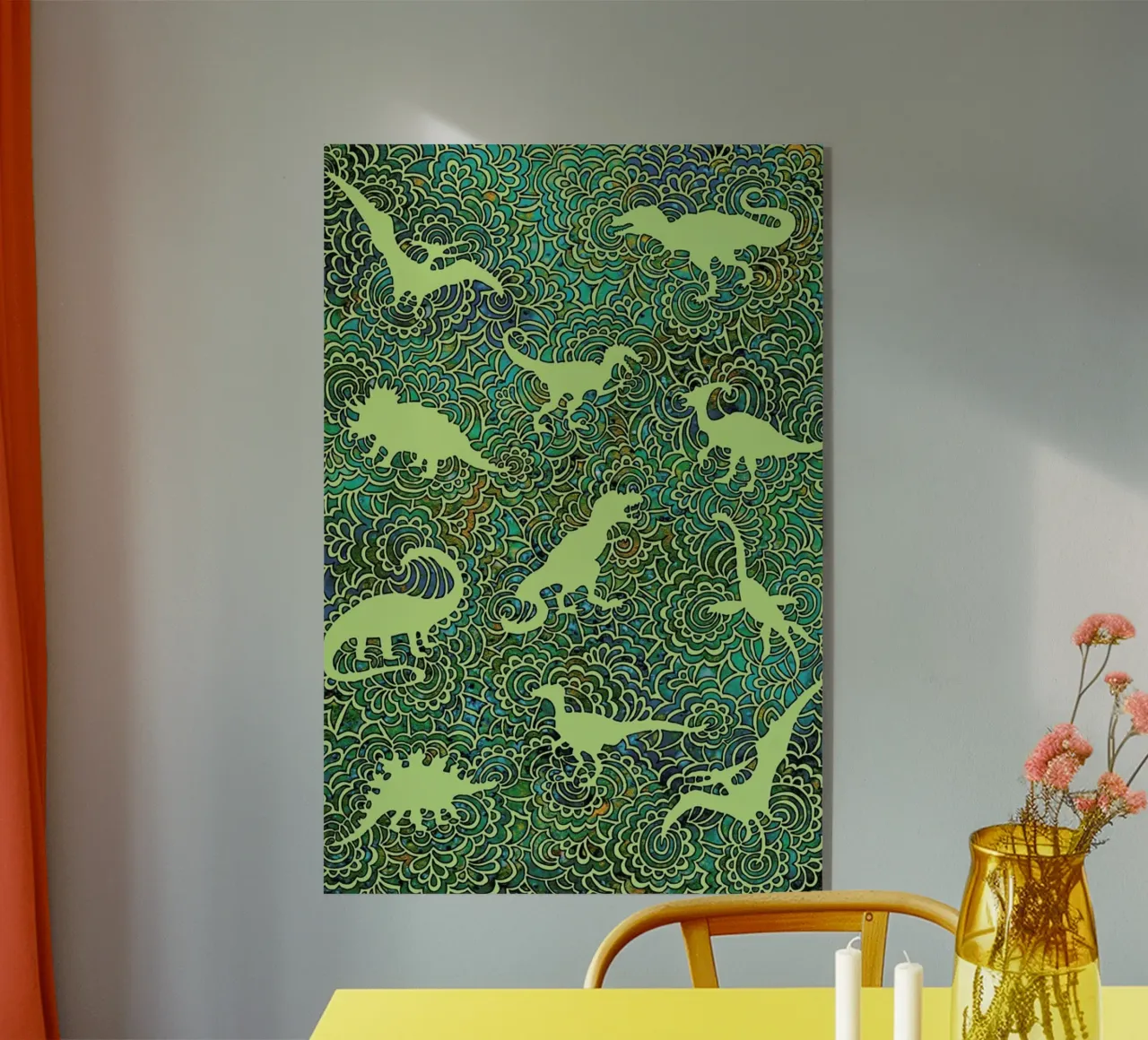 Green Dinos plexiglass da KP Design