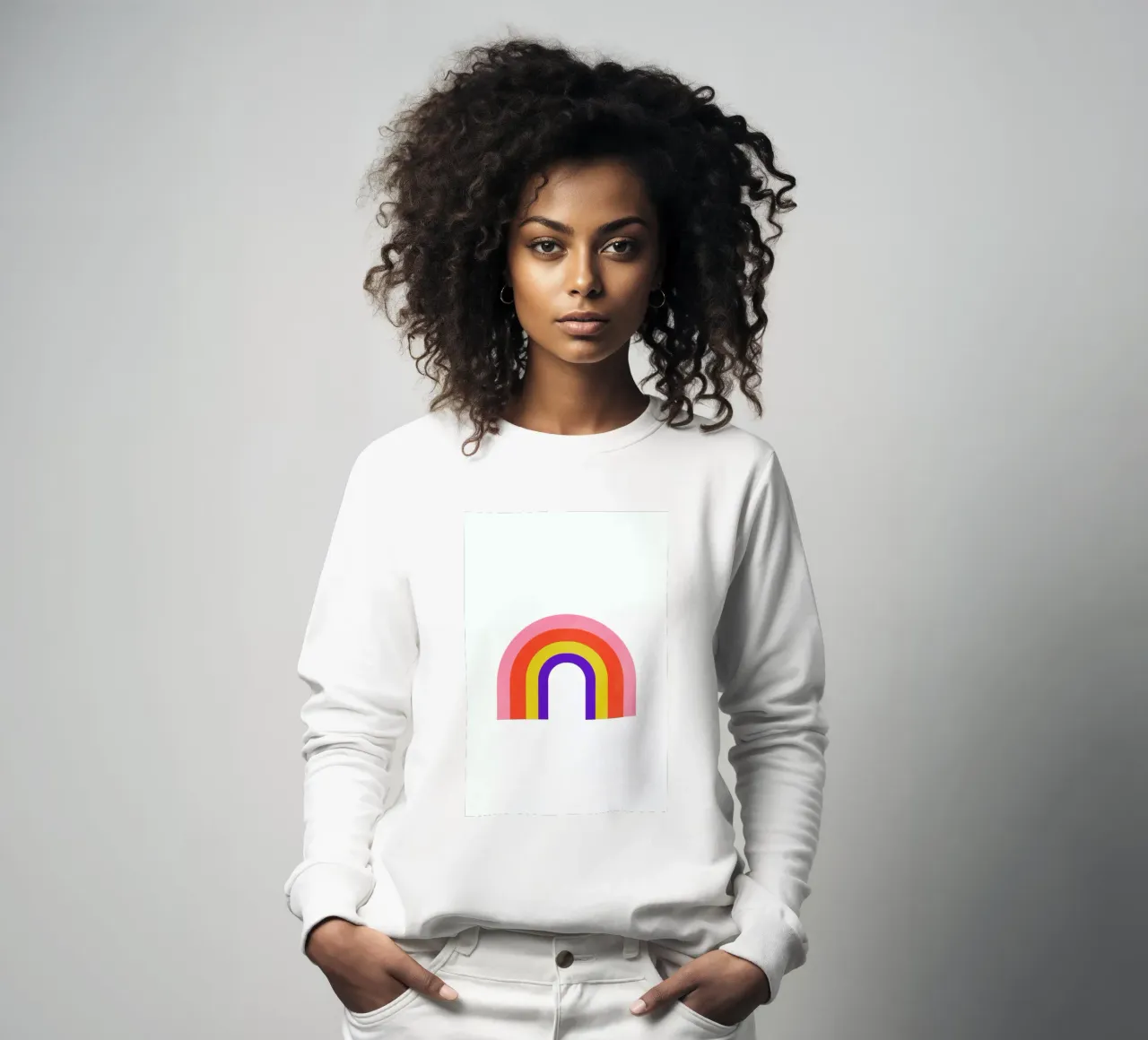 Rainbow felpa da Little Flourishes