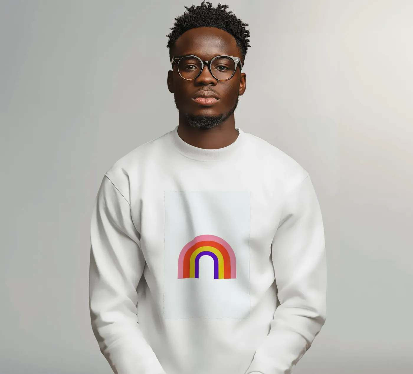 Rainbow felpa da Little Flourishes