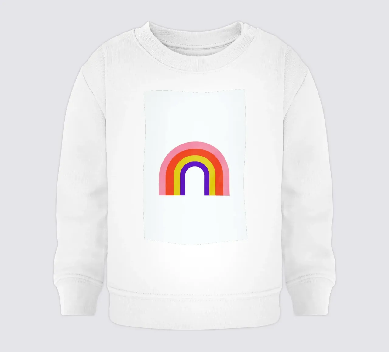 Rainbow felpa neonato da Little Flourishes