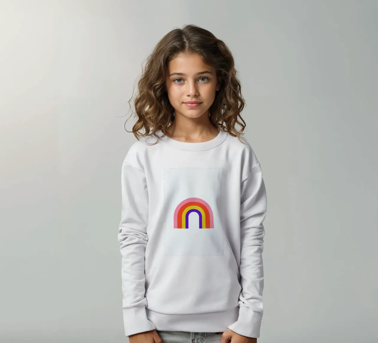Rainbow felpa bambino da Little Flourishes