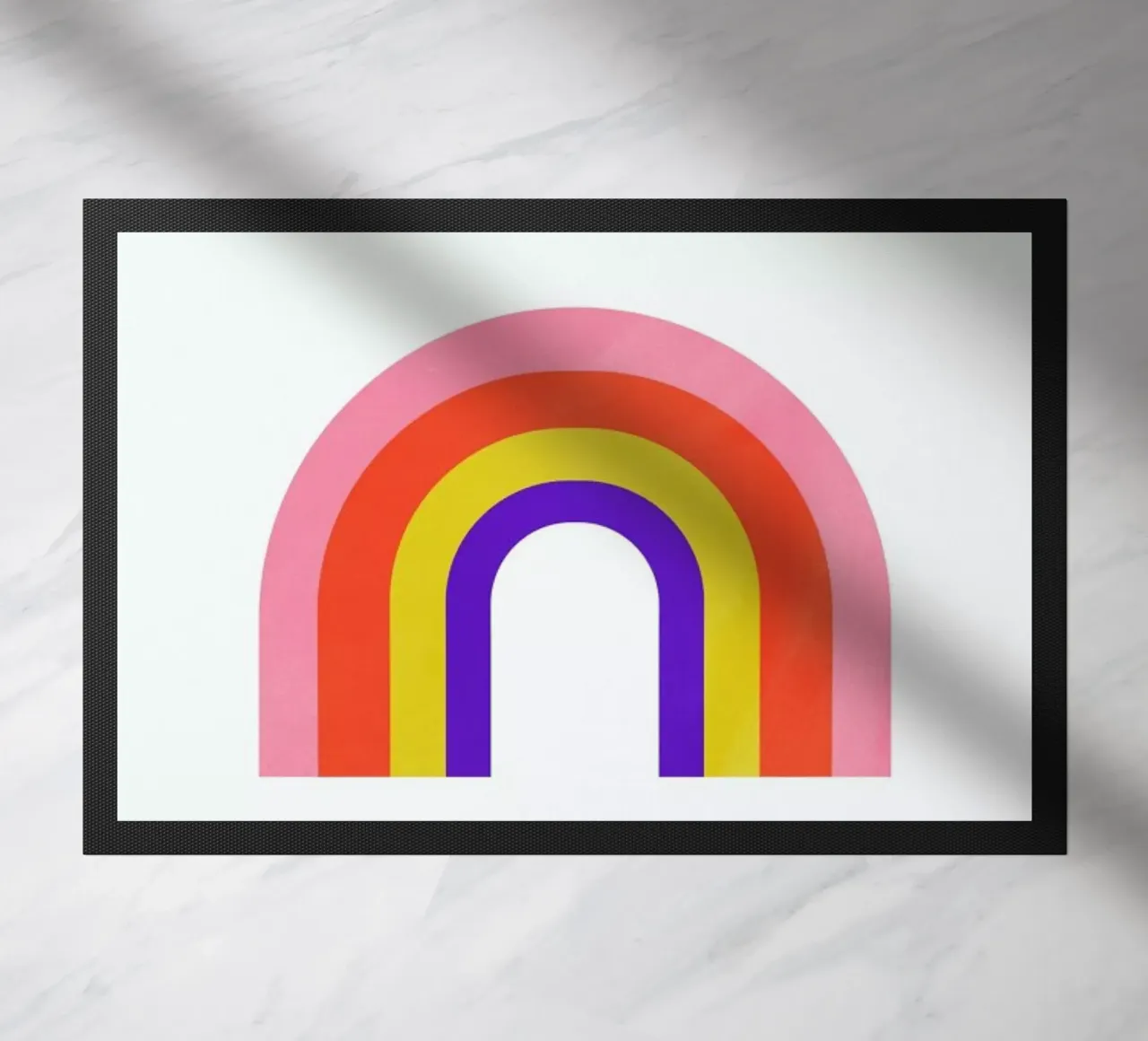 Rainbow deurmat van Little Flourishes