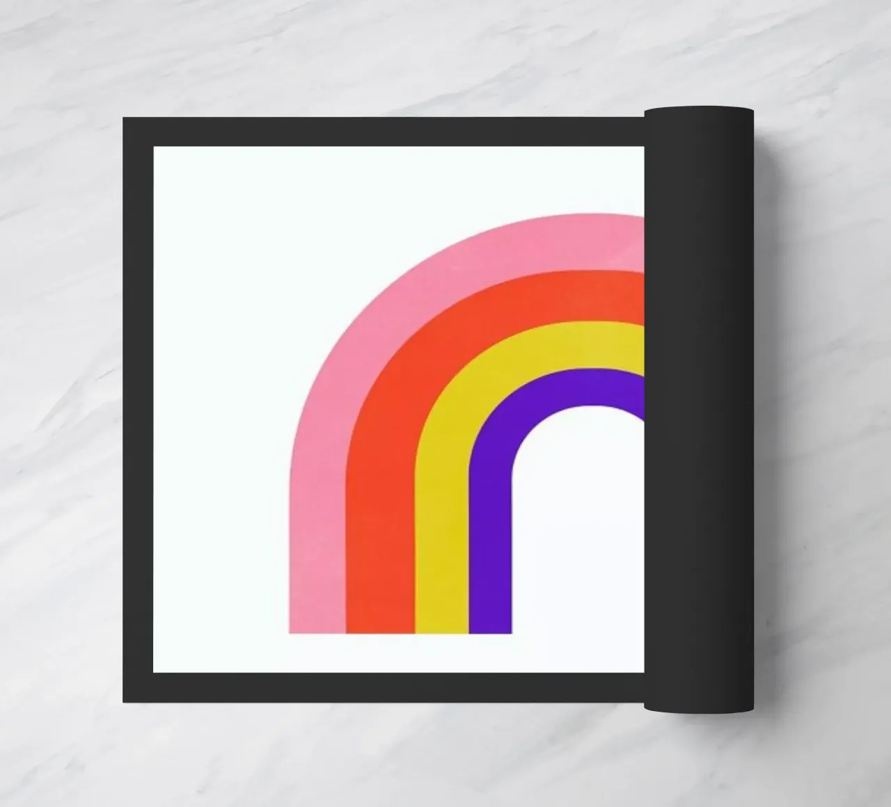 Rainbow deurmat van Little Flourishes