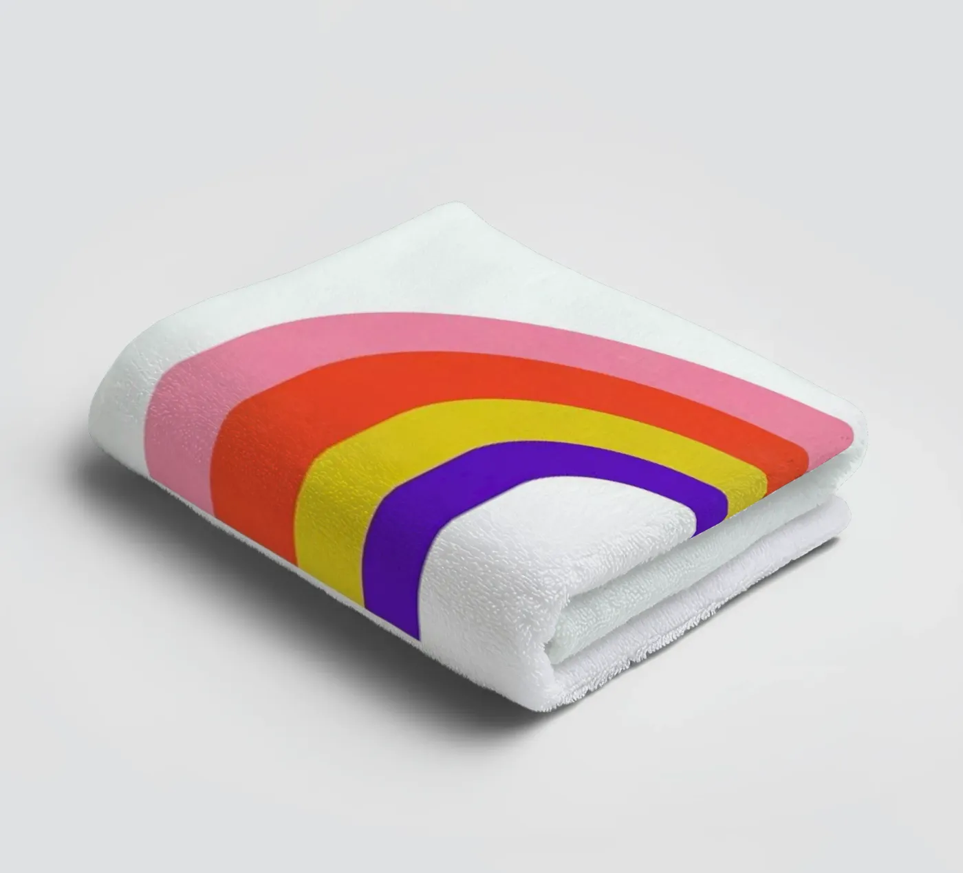 Rainbow badhanddoek van Little Flourishes