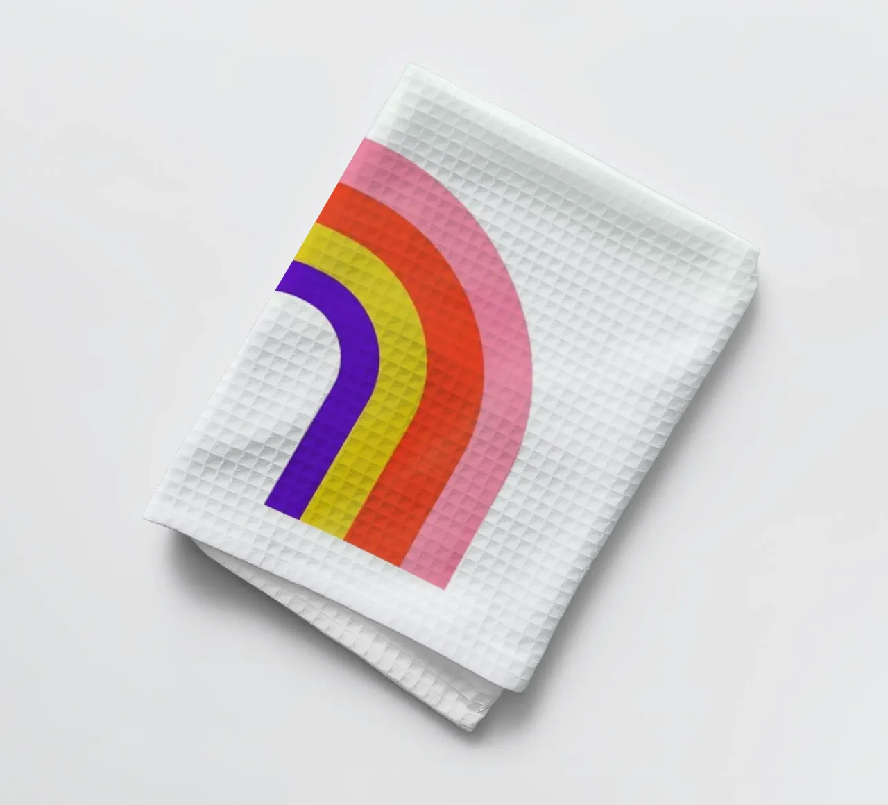 Rainbow canovaccio da cucina da Little Flourishes