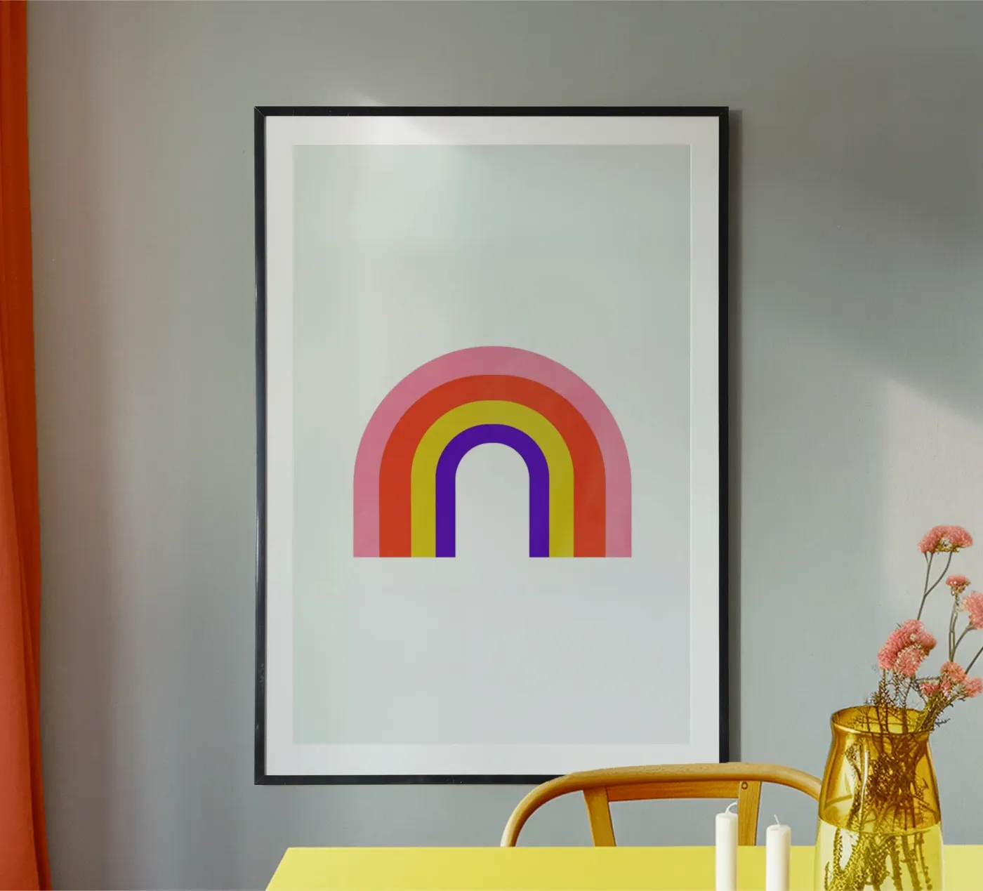 Rainbow poster da Little Flourishes