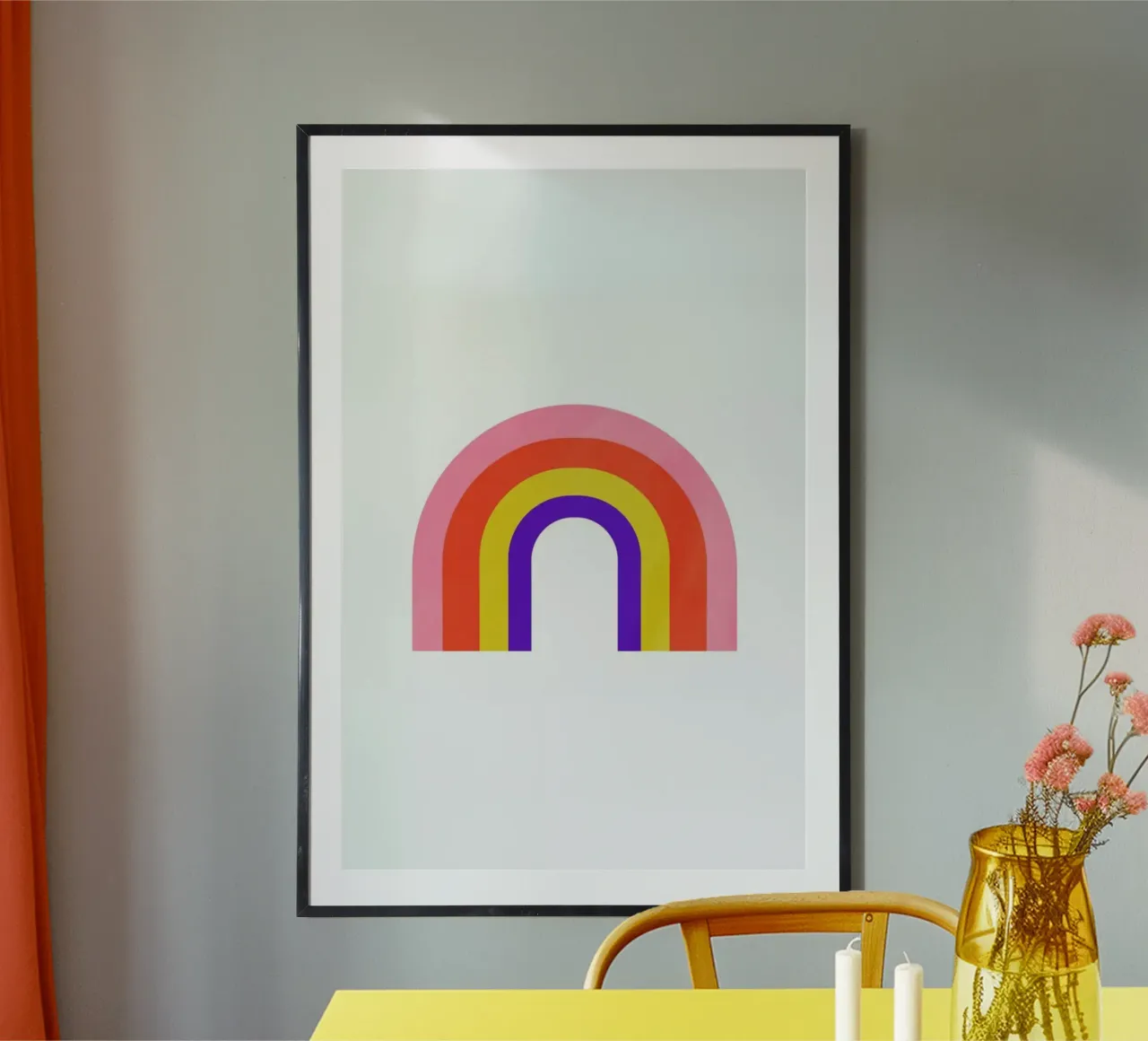 Rainbow poster da Little Flourishes
