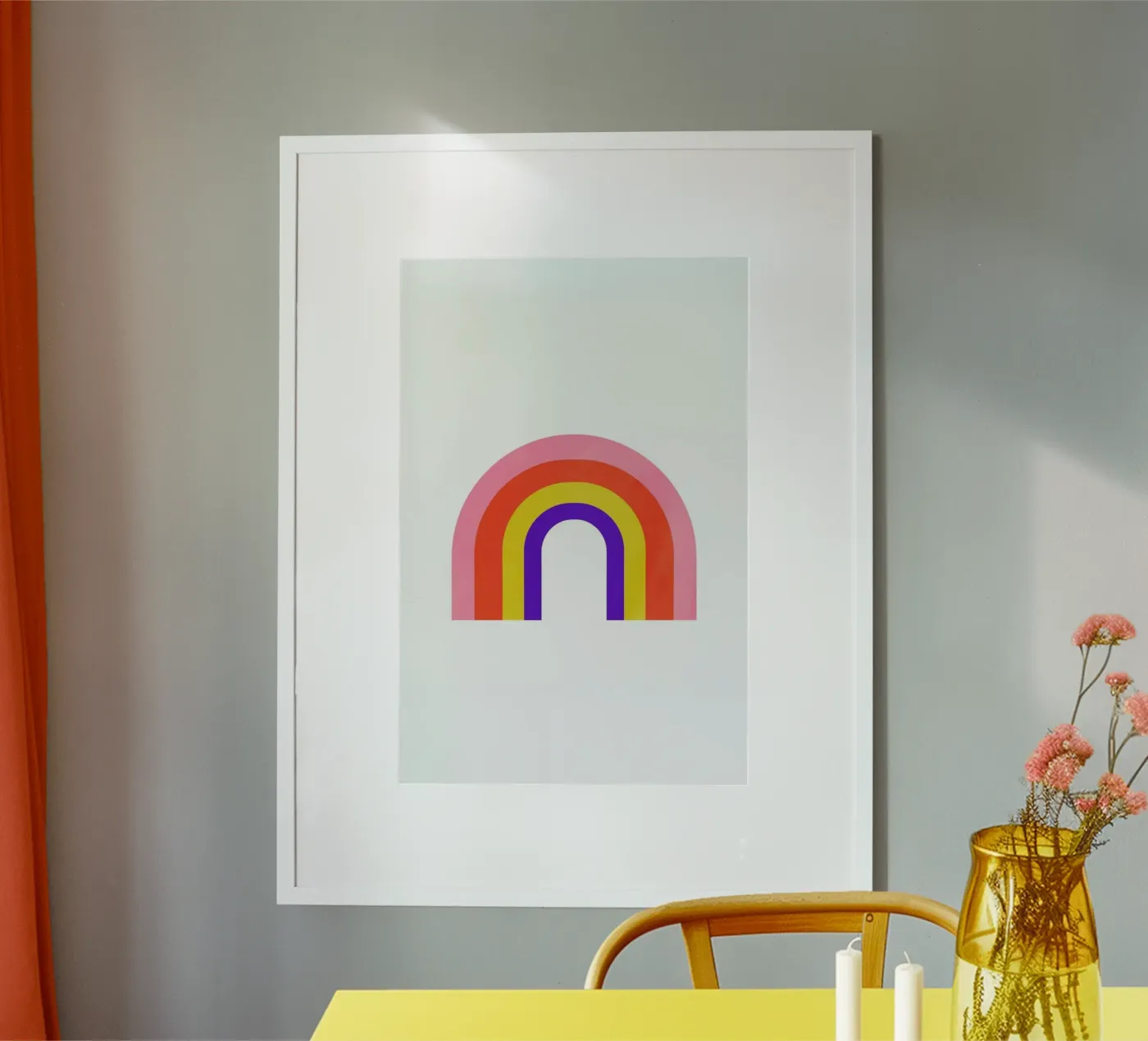 Rainbow poster da Little Flourishes