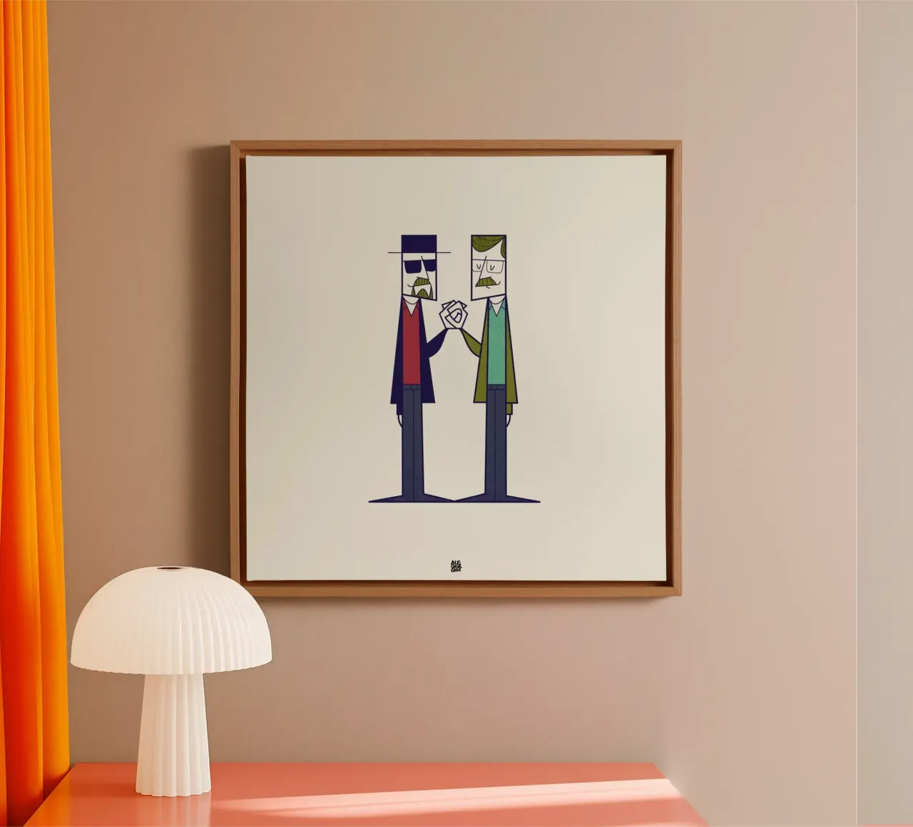 You are the one tela con Cornice a cassetta da Ale Giorgini