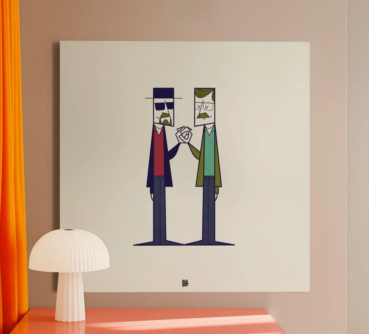 You are the one tela con Cornice a cassetta da Ale Giorgini