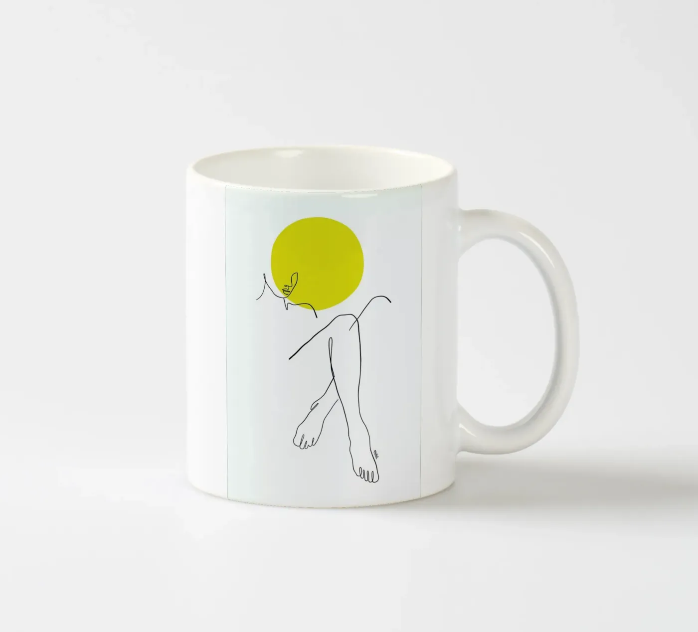 Sunshine ceramic mug by Ninhol