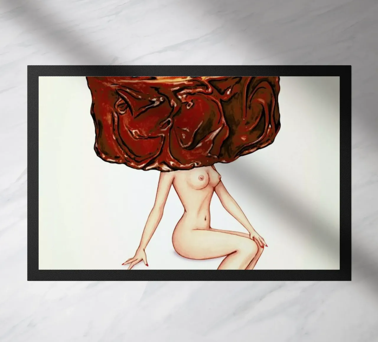 Birthday Suit doormat by Kelly Gilleran