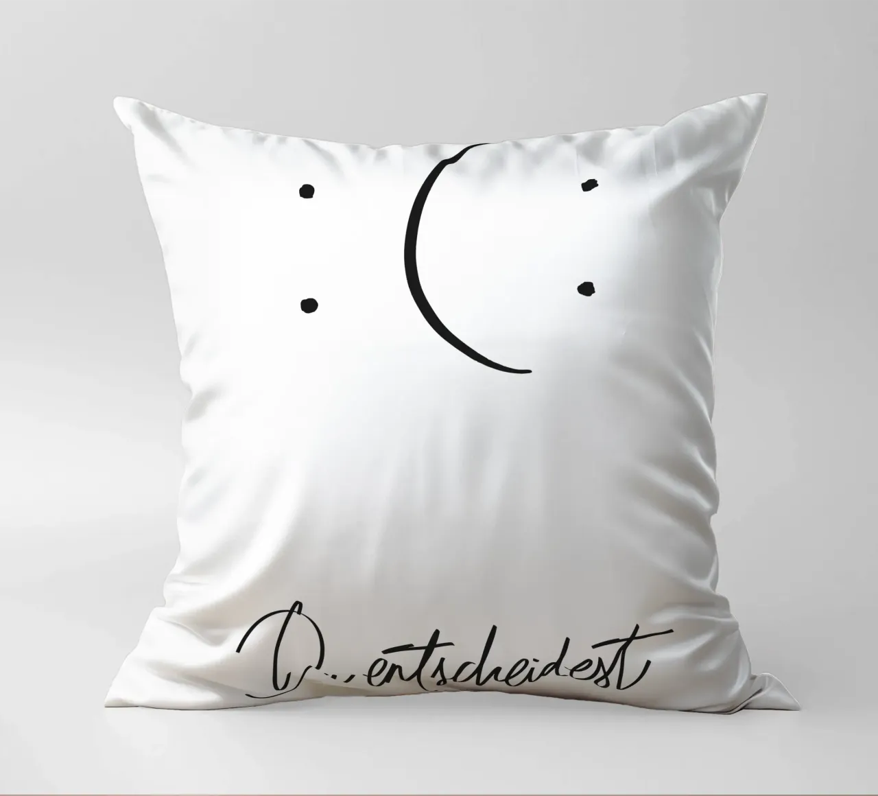 Das Leben ist Ansichtssache cuscino da QuooodZ by MooodzArt