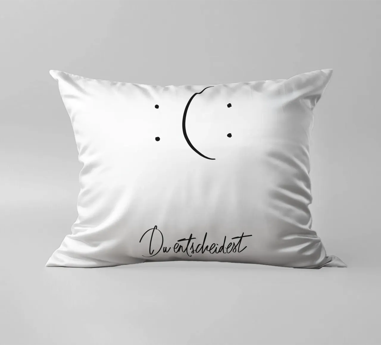 Das Leben ist Ansichtssache cuscino da QuooodZ by MooodzArt