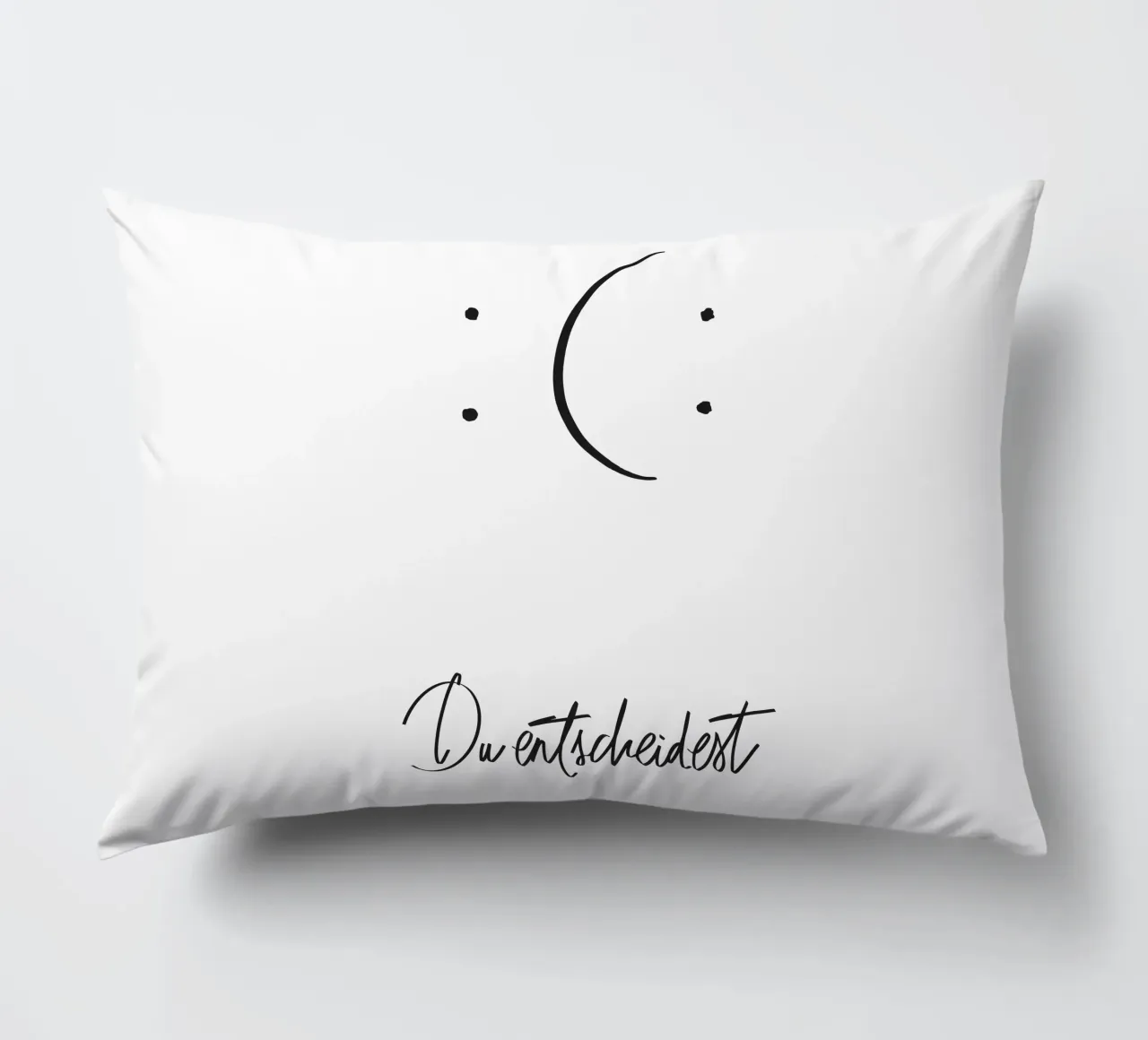 Das Leben ist Ansichtssache cuscino da QuooodZ by MooodzArt