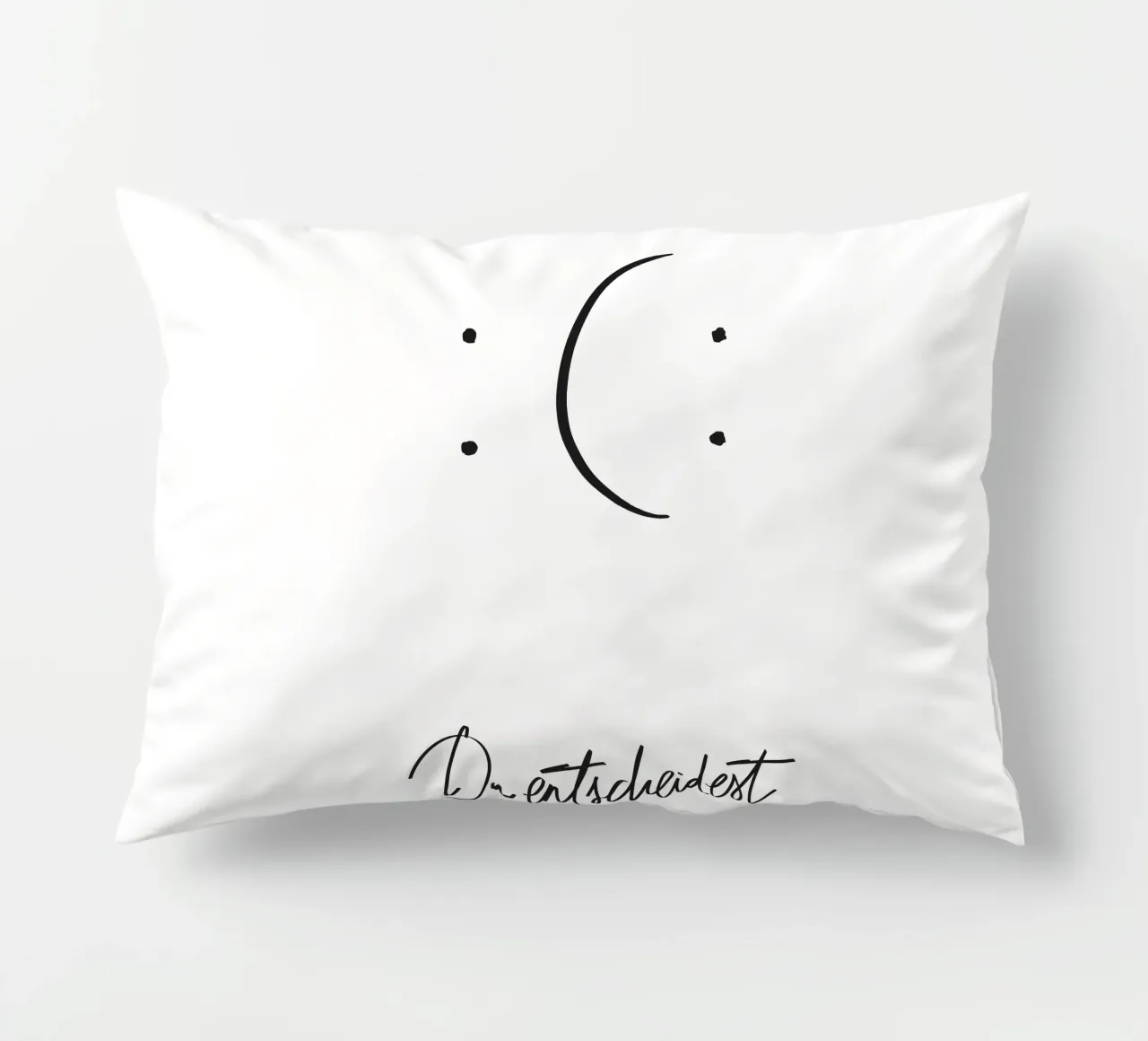 Das Leben ist Ansichtssache cuscino da QuooodZ by MooodzArt