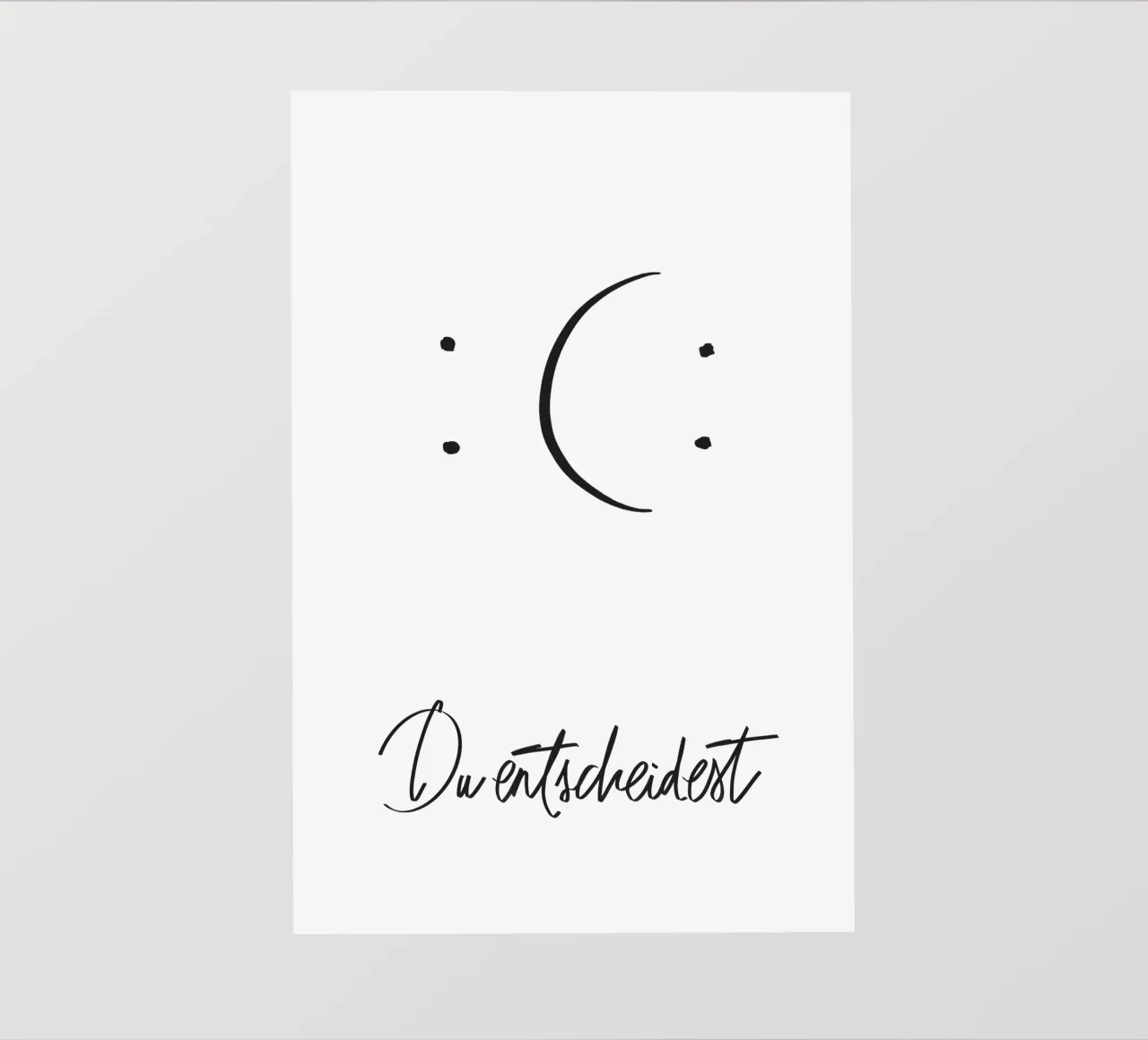 Das Leben ist Ansichtssache telo in pvc da QuooodZ by MooodzArt