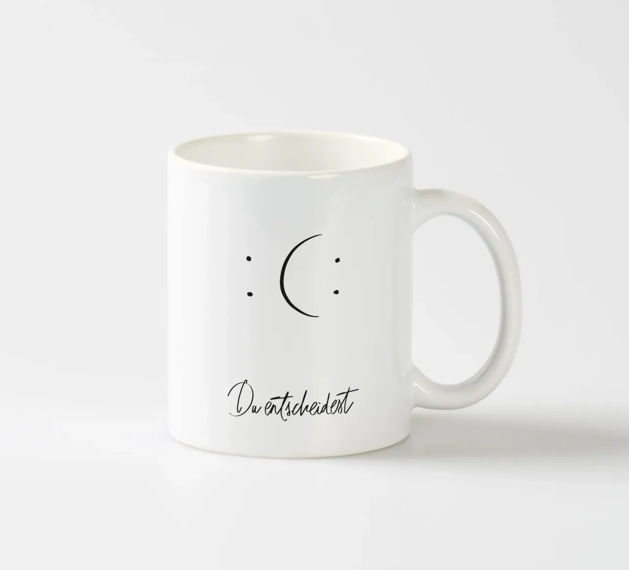 Das Leben ist Ansichtssache tazza in ceramica da QuooodZ by MooodzArt