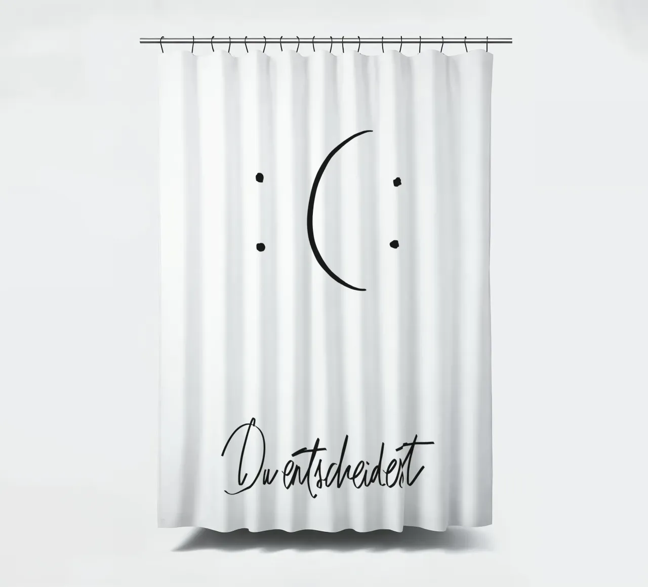 Das Leben ist Ansichtssache tenda da doccia da QuooodZ by MooodzArt