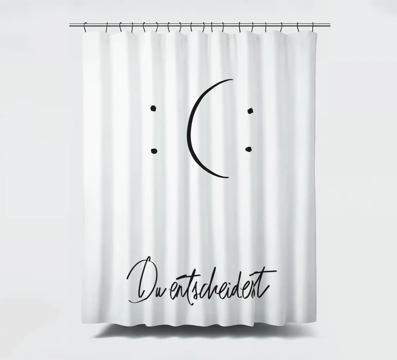 Das Leben ist Ansichtssache tenda da doccia da QuooodZ by MooodzArt