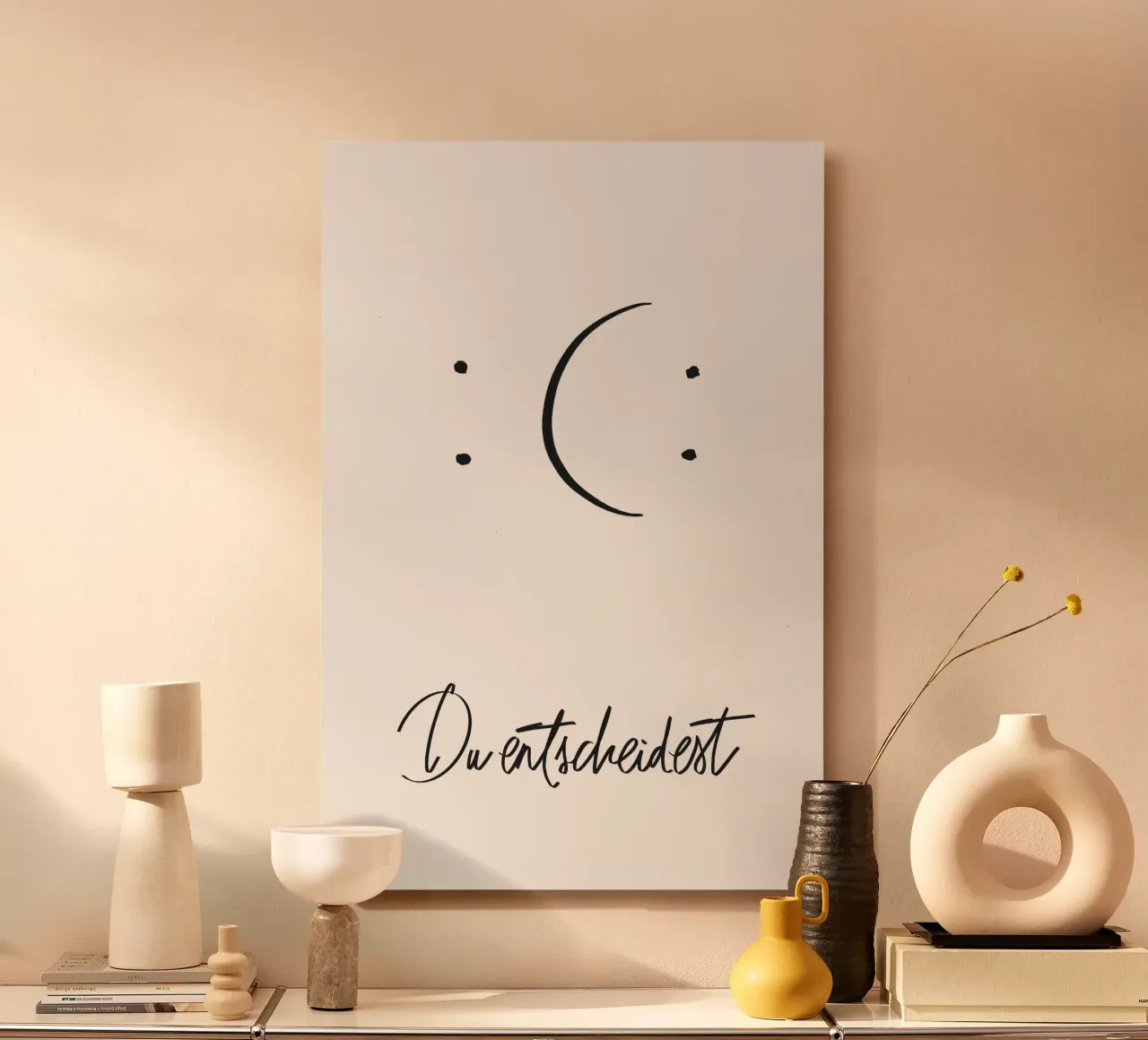 Das Leben ist Ansichtssache alluminio dibond da QuooodZ by MooodzArt