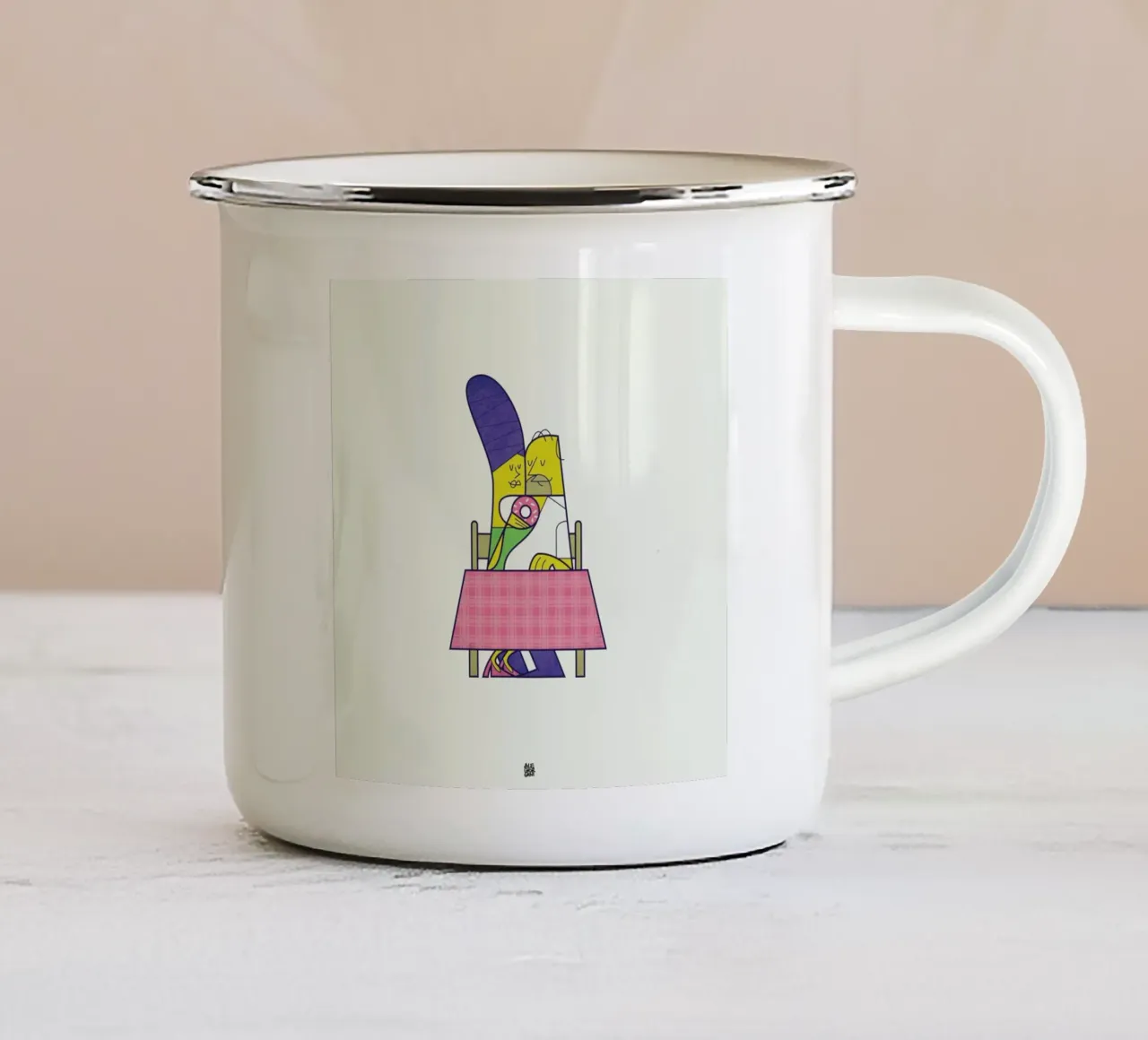 You are the sweetest thing tazza in smalto da Ale Giorgini