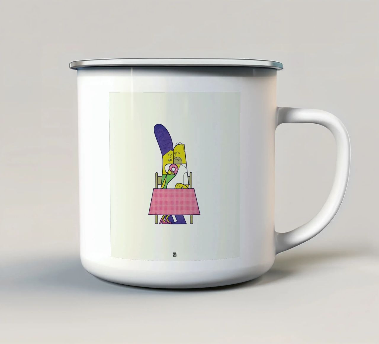 You are the sweetest thing tazza in smalto da Ale Giorgini
