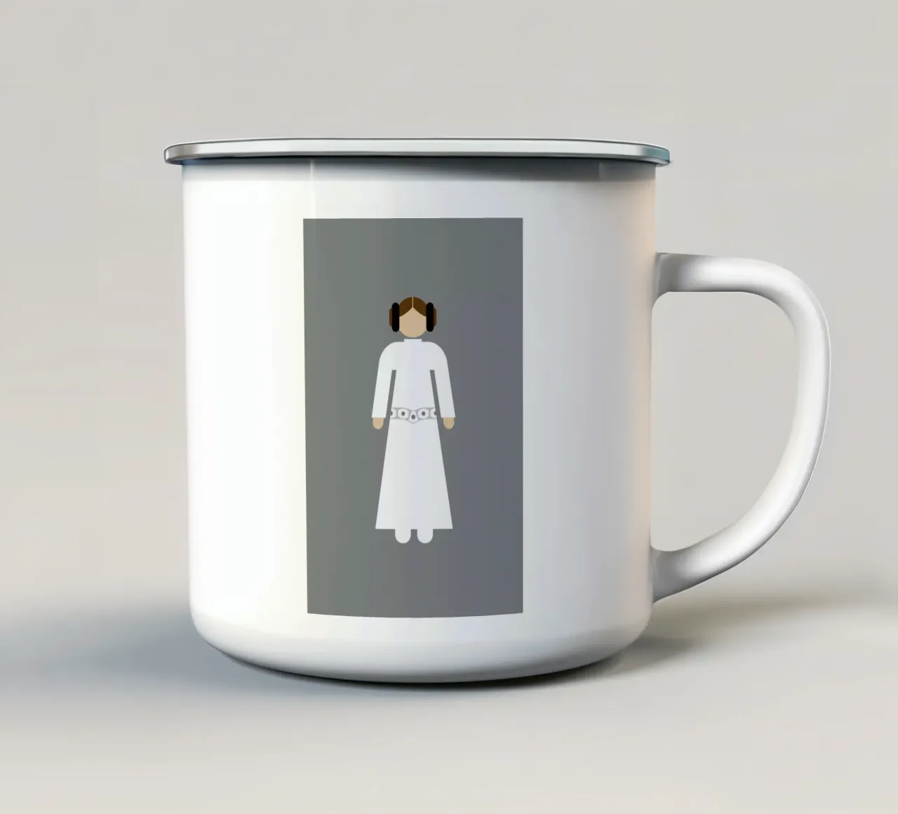 Leia 02 tazza in smalto da Viktor Hertz
