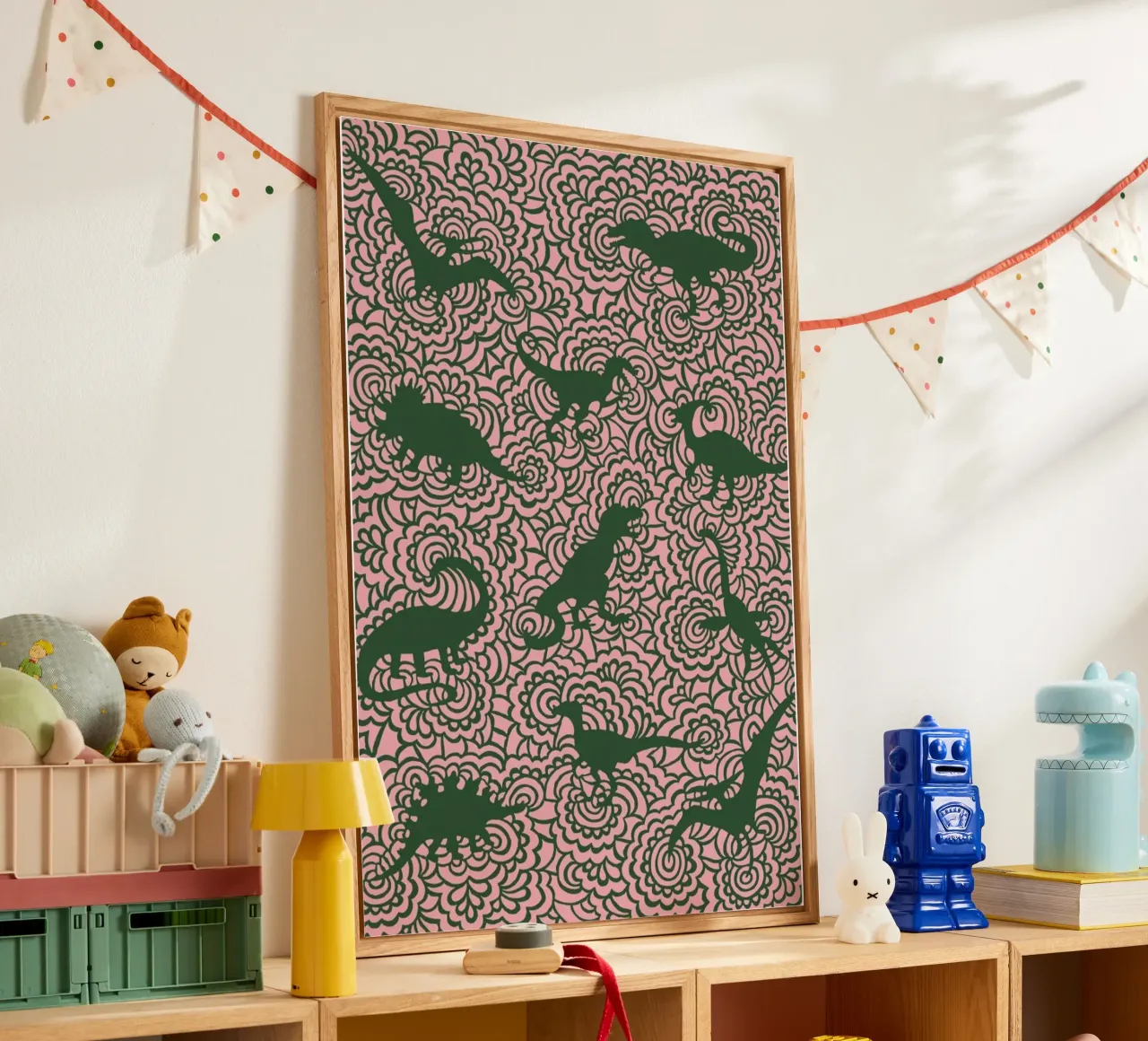 Pink Dinos plexiglass da KP Design