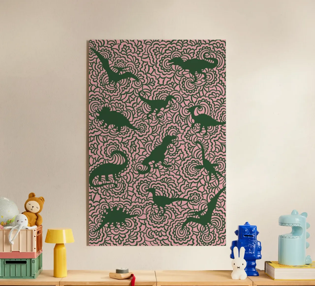 Pink Dinos plexiglass da KP Design