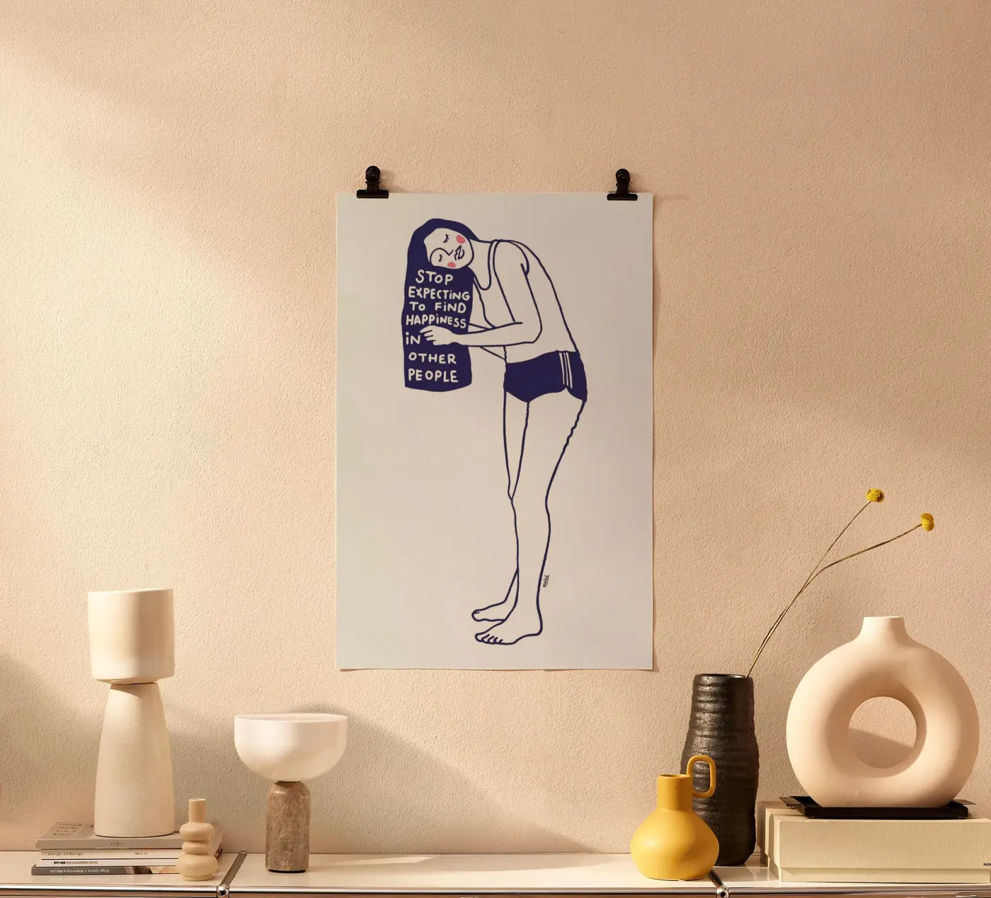 Happiness poster by Ninhol