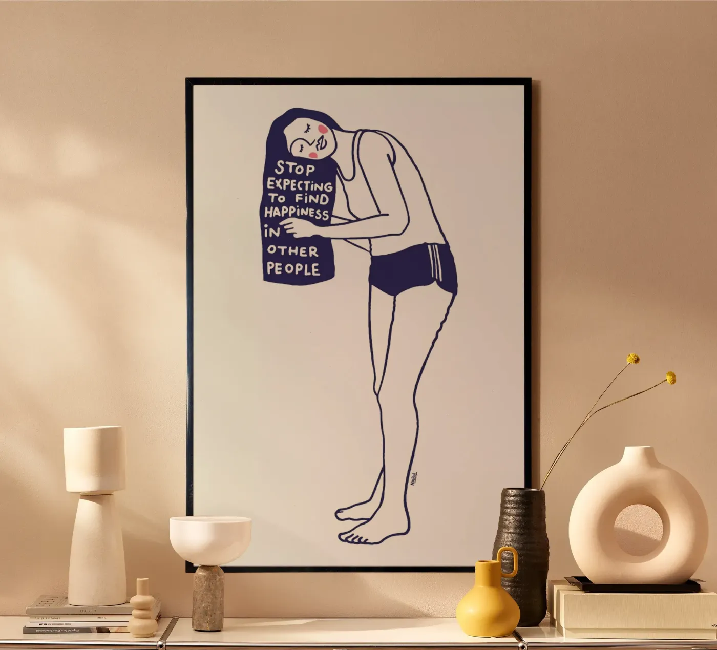 Happiness poster by Ninhol
