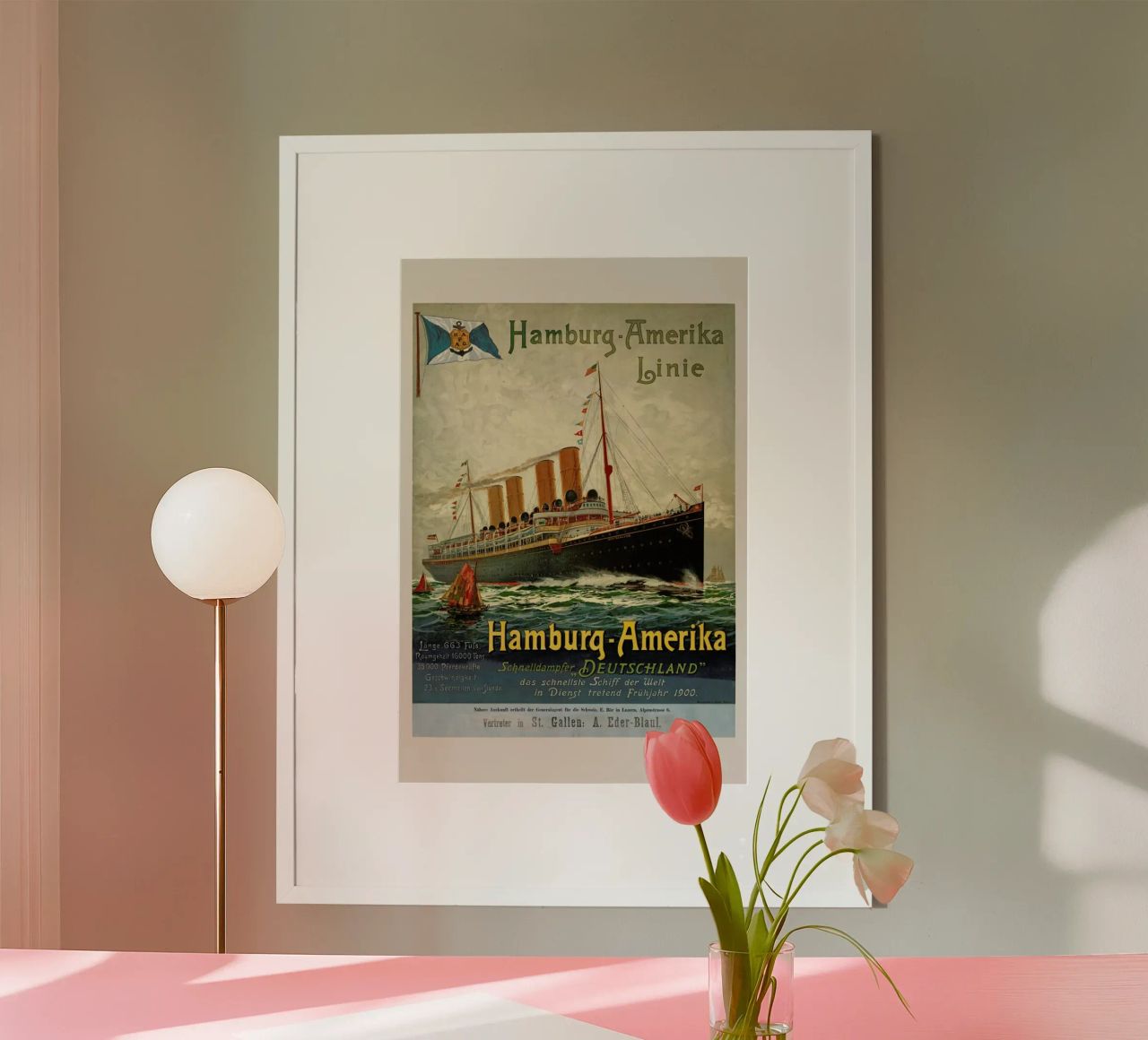 Hamburg-America Line Poster von ARTOTHEK