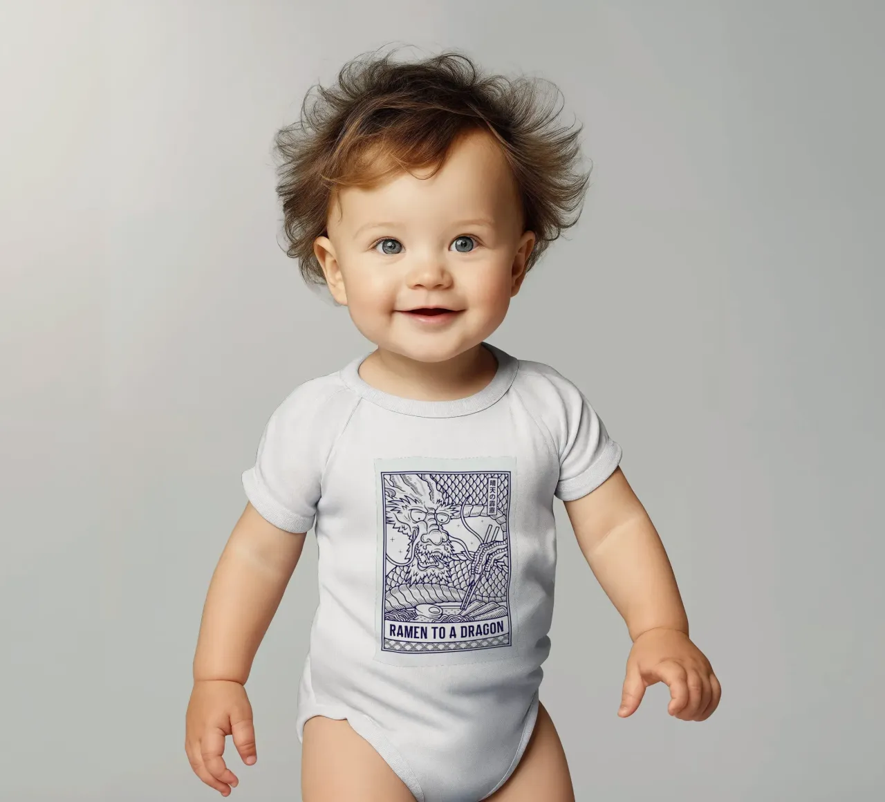 Ramen to a Dragon body neonato maniche corte da daylight design studio