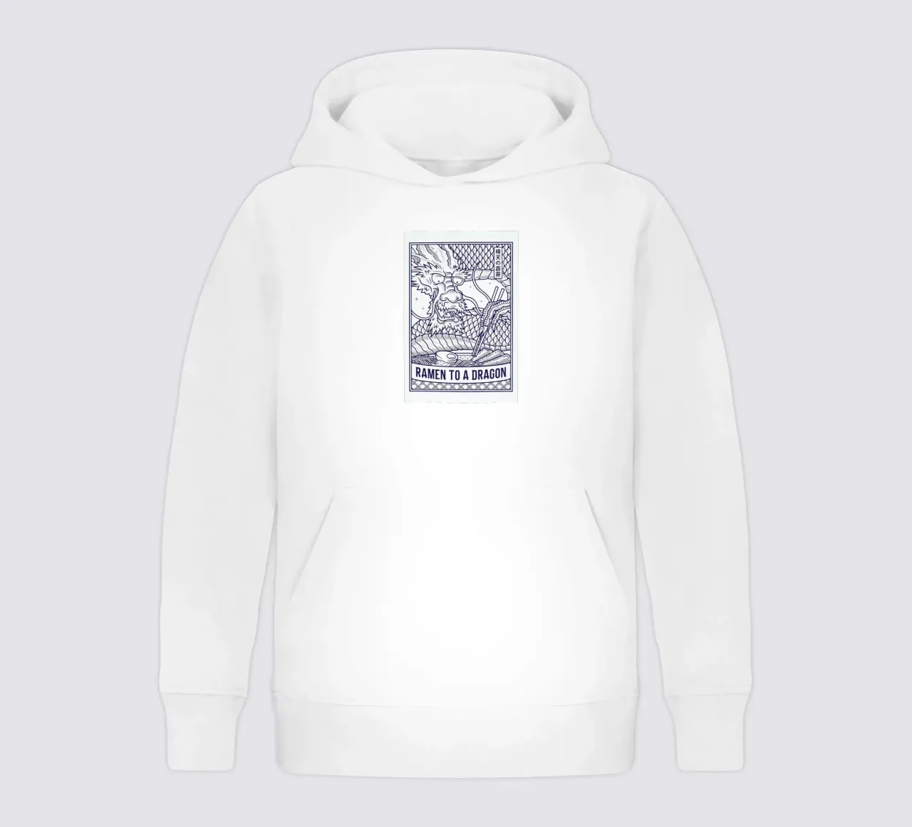 Ramen to a Dragon felpa bambino con cappuccio da daylight design studio