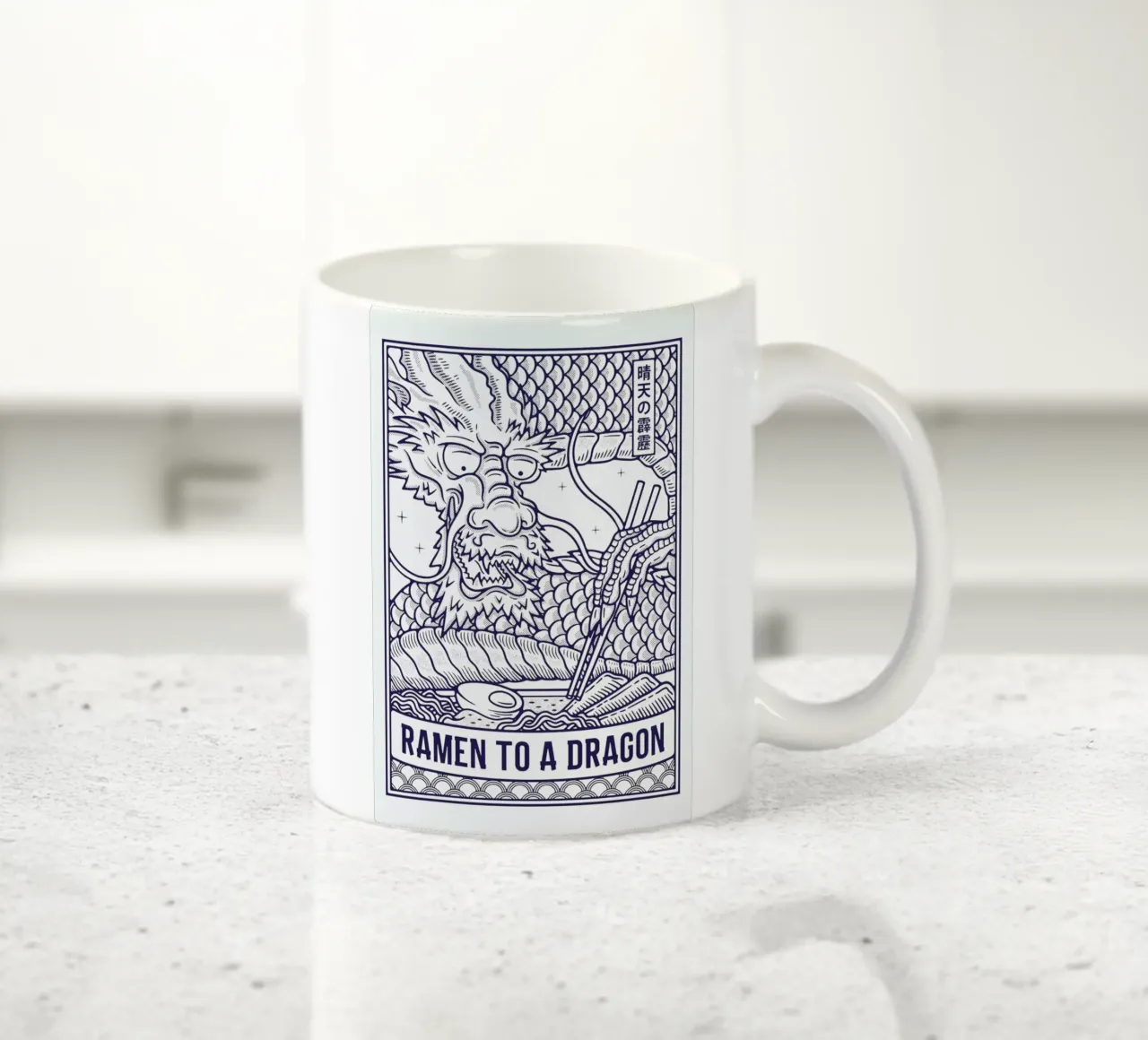 Ramen to a Dragon tazza in ceramica da daylight design studio