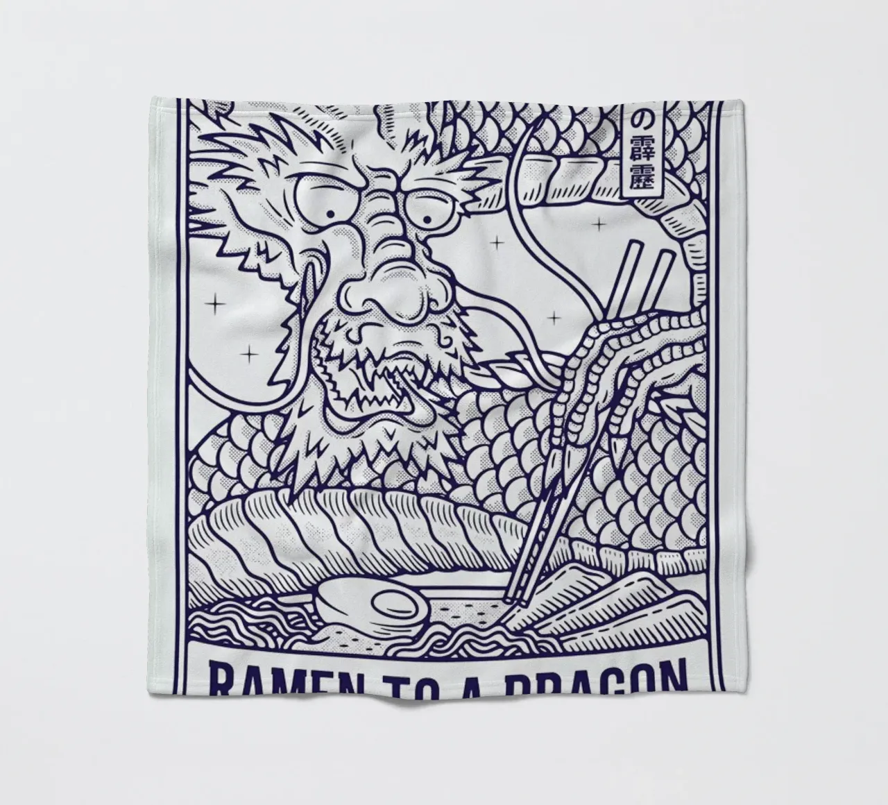Ramen to a Dragon coperta in pile da daylight design studio