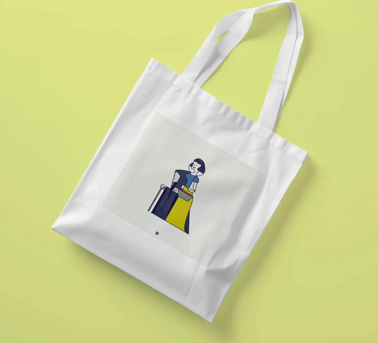 My heart is yours borsa in juta da Ale Giorgini