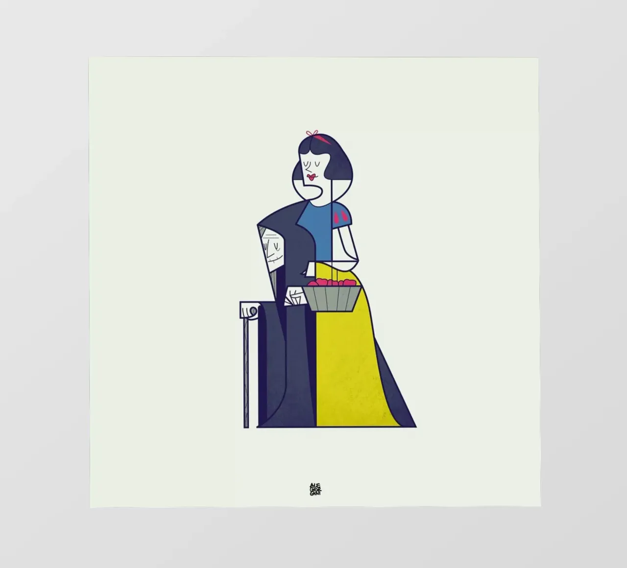 My heart is yours telo in pvc da Ale Giorgini