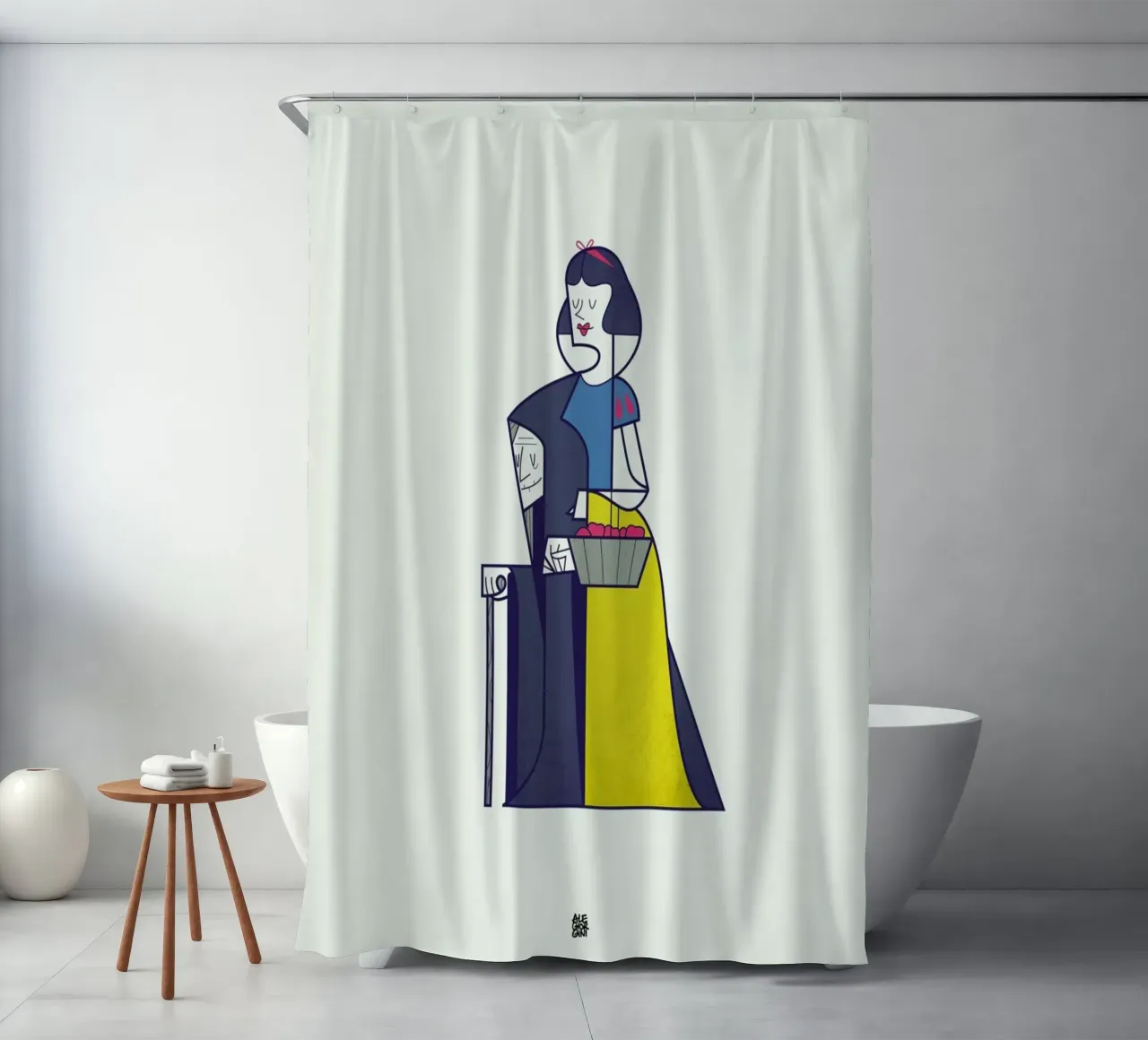 My heart is yours tenda da doccia da Ale Giorgini