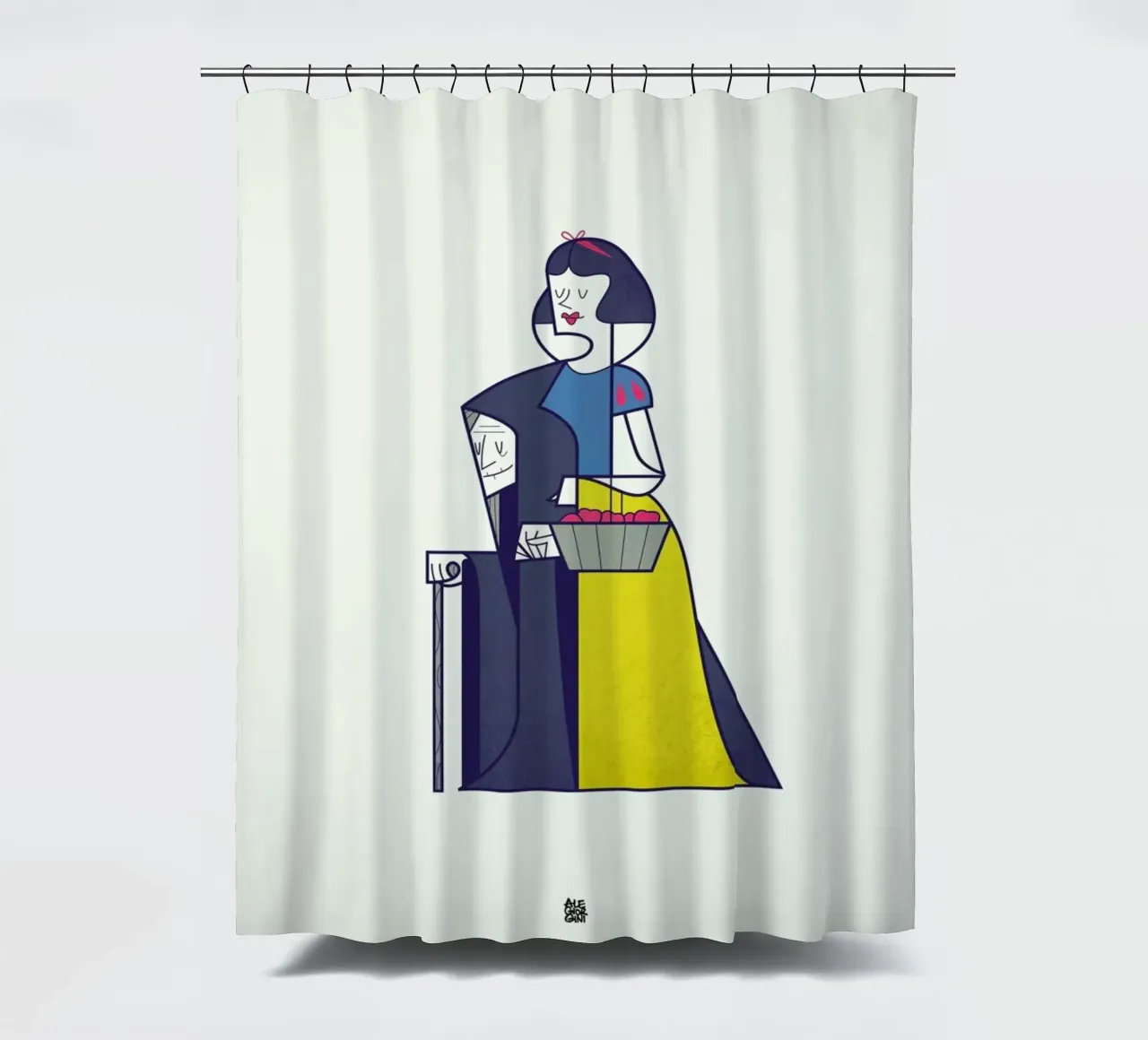 My heart is yours tenda da doccia da Ale Giorgini