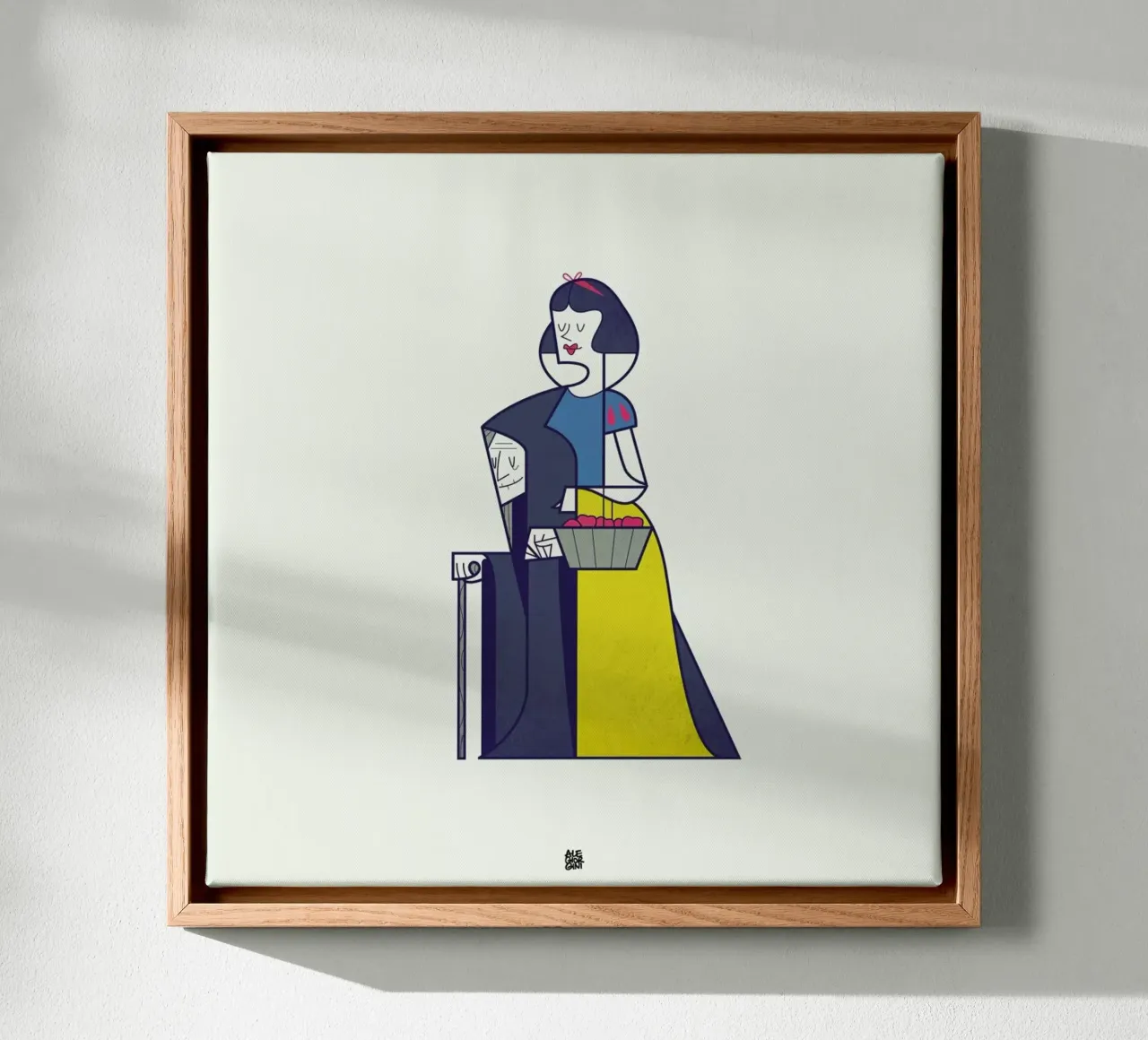 My heart is yours tela con Cornice a cassetta da Ale Giorgini